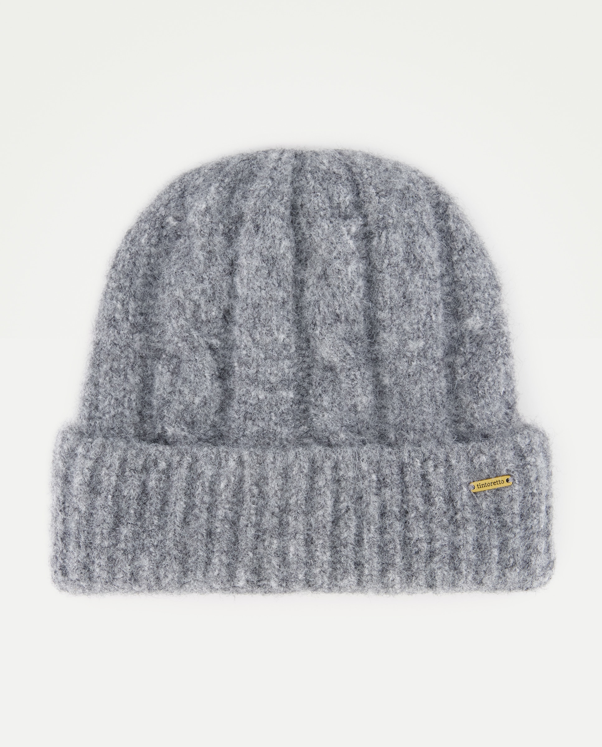 Gorro punto ochos - Tintoretto - 820 Gris medio 820 Gris medio-1