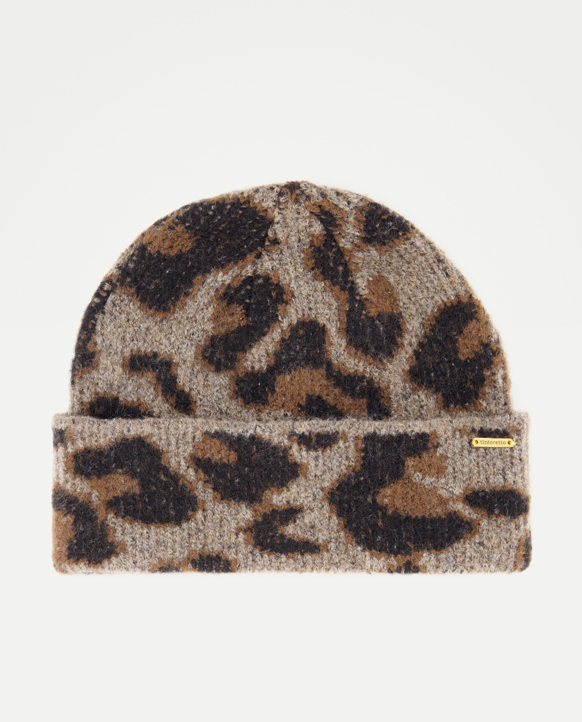 Gorro jacquard nanimal - Tintoretto - Marrón Marrón-1