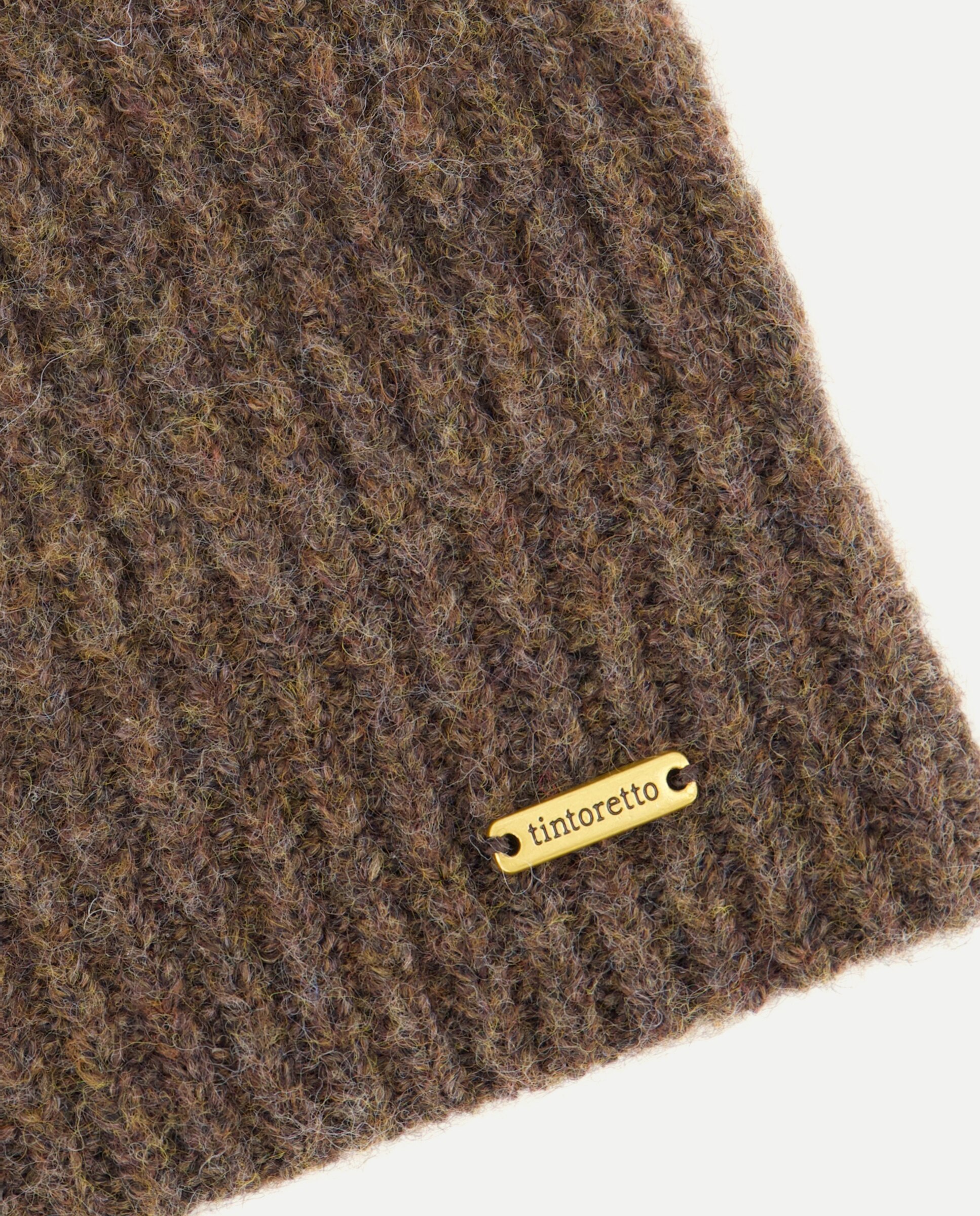 Gorro punto liso - Tintoretto - Marrón Marrón-2