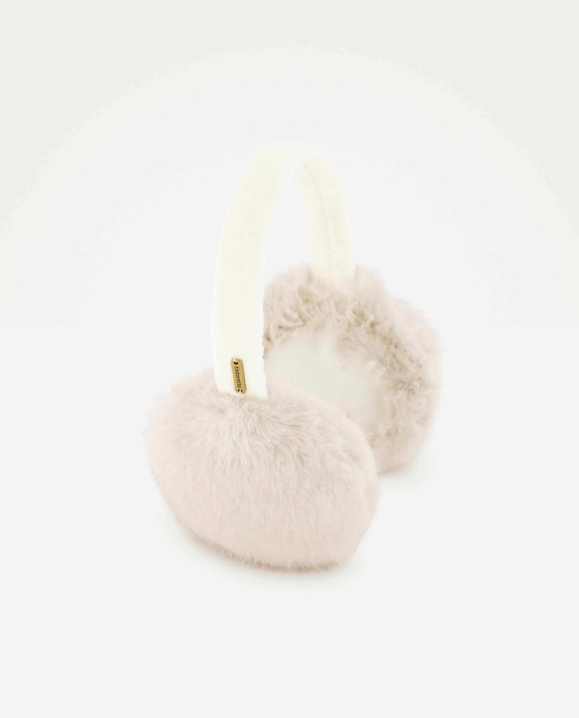 Orejeras con pelo - Tintoretto - Beige Beige-1