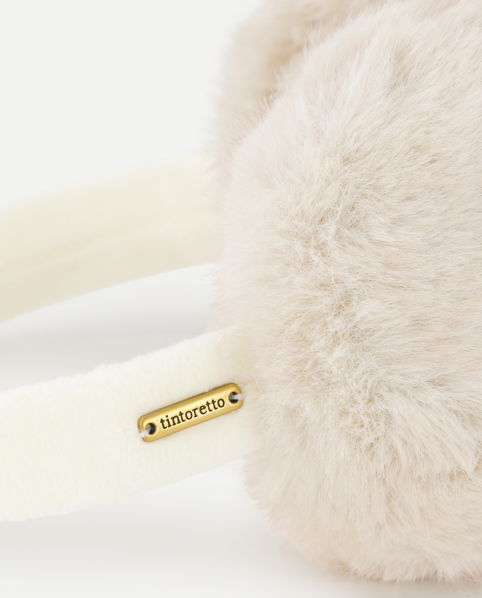 Orejeras con pelo - Tintoretto - Beige Beige-2