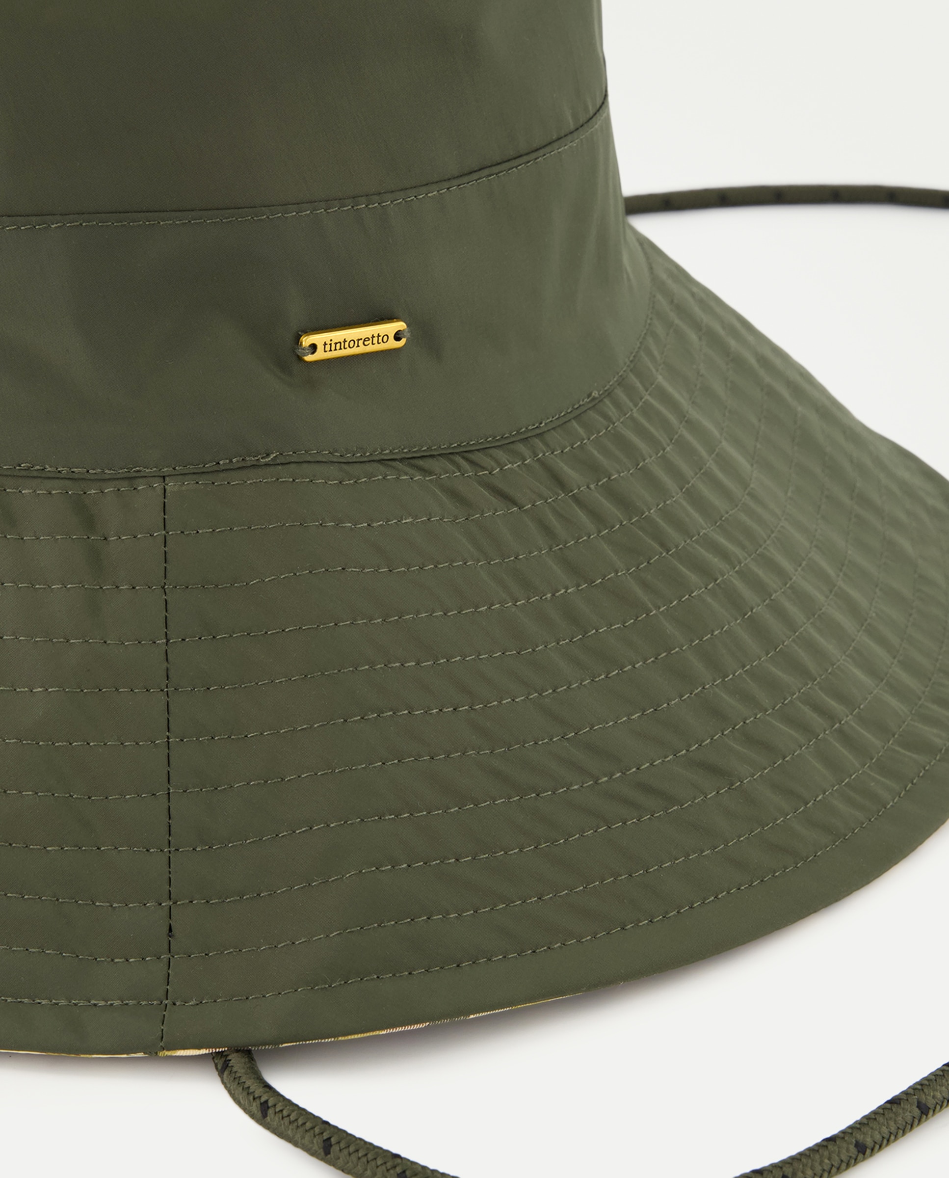 Chapéu para a Chuva com Fita 520 Caqui-2