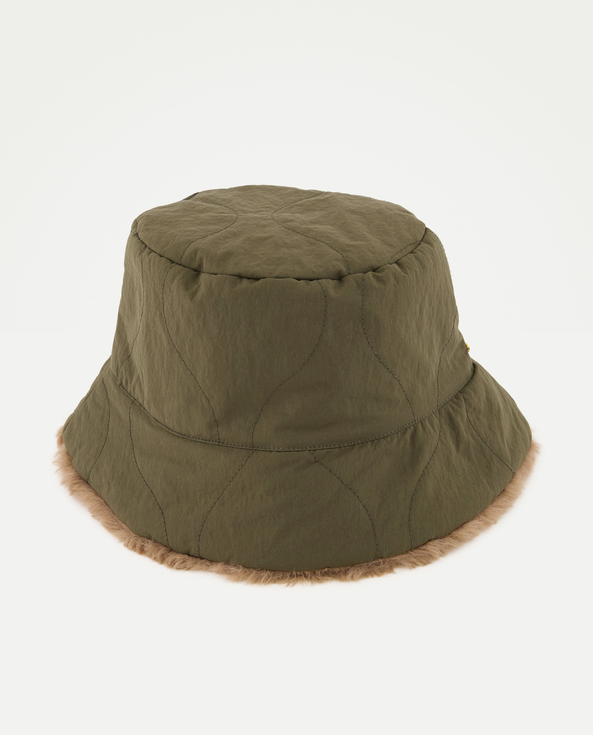 Imagem 0 de Gorro Acolchoado com Pelo Reversível