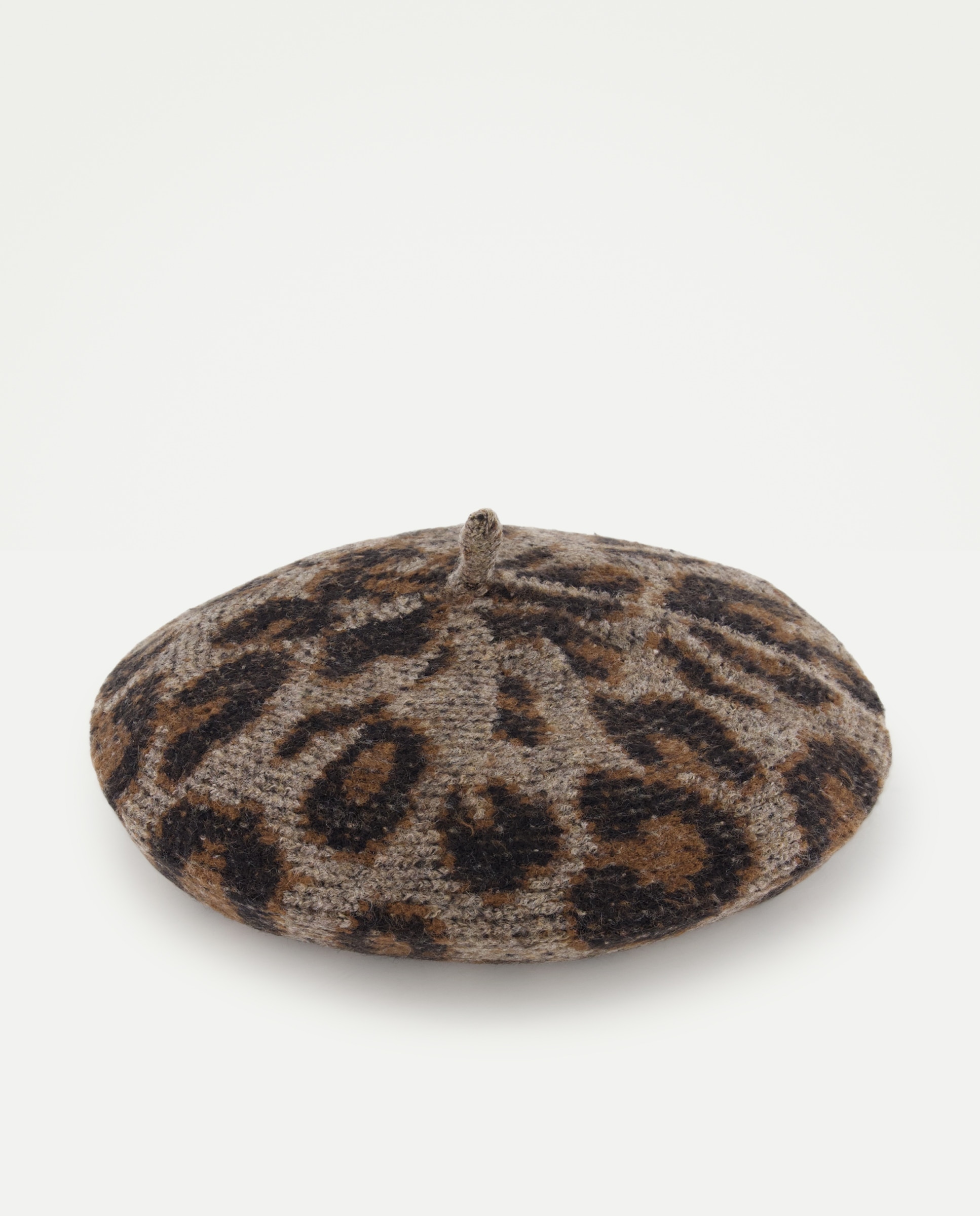 Imagen 0 de Boina jacquard animal Marrón