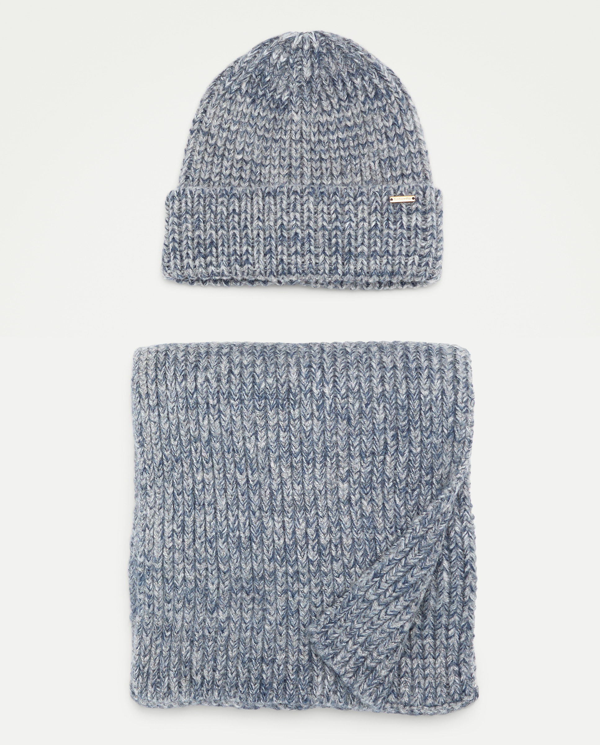 Imagem 0 de Conjunto de Gorro e Cachecol - Melange