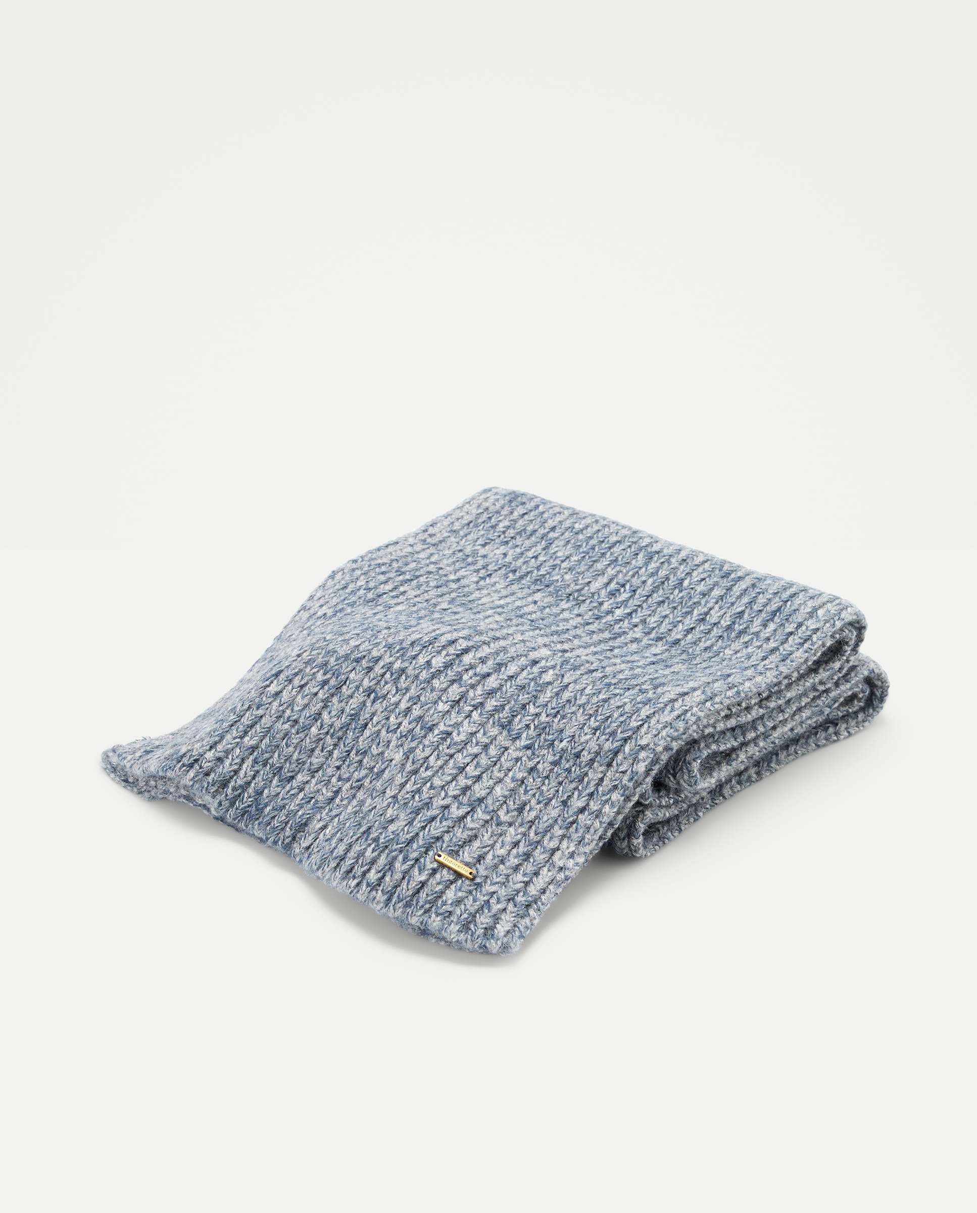 Conjunto de Gorro e Cachecol - Melange 820 Cinzento Médio-3