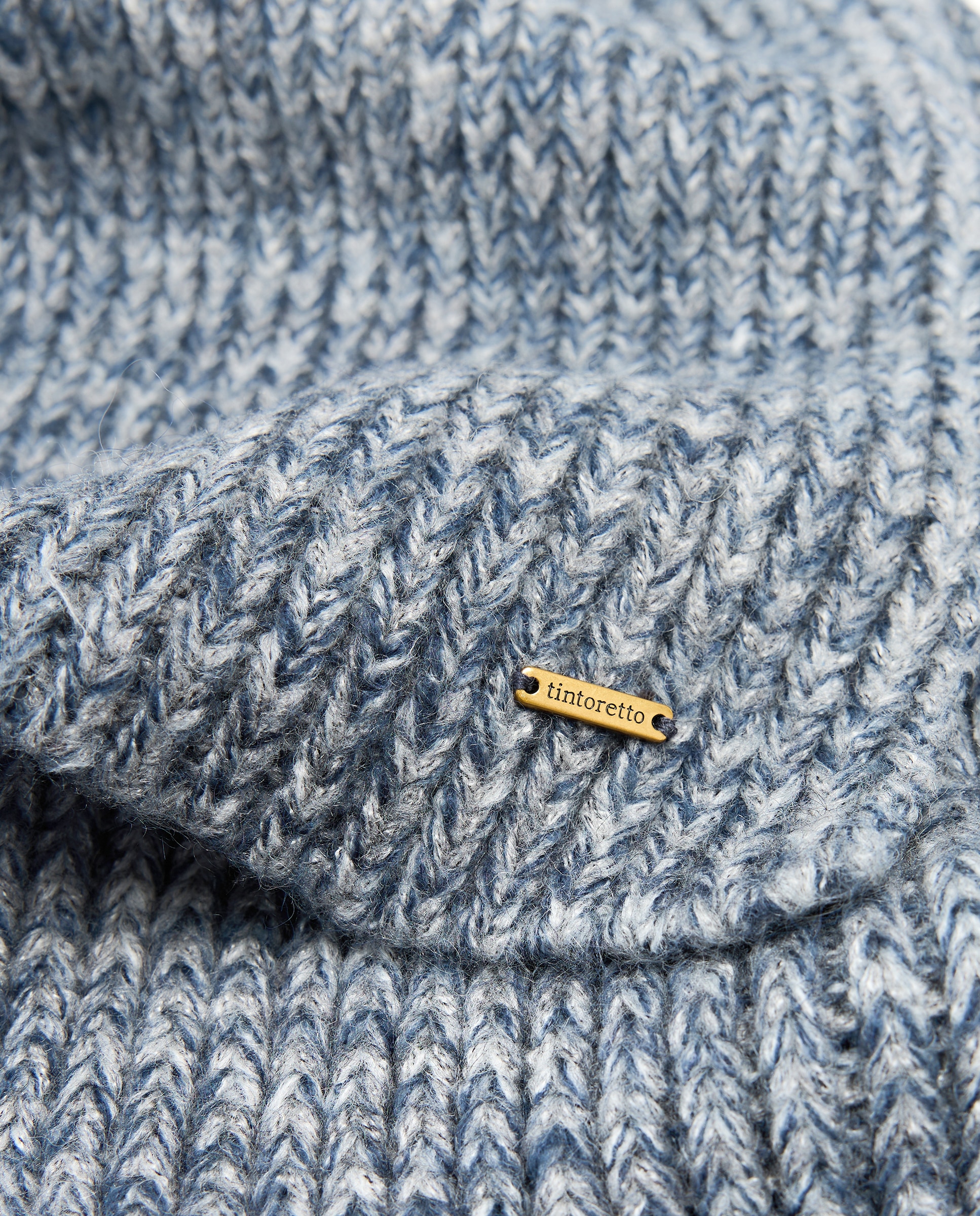 Conjunto de Gorro e Cachecol - Melange 820 Cinzento Médio-4