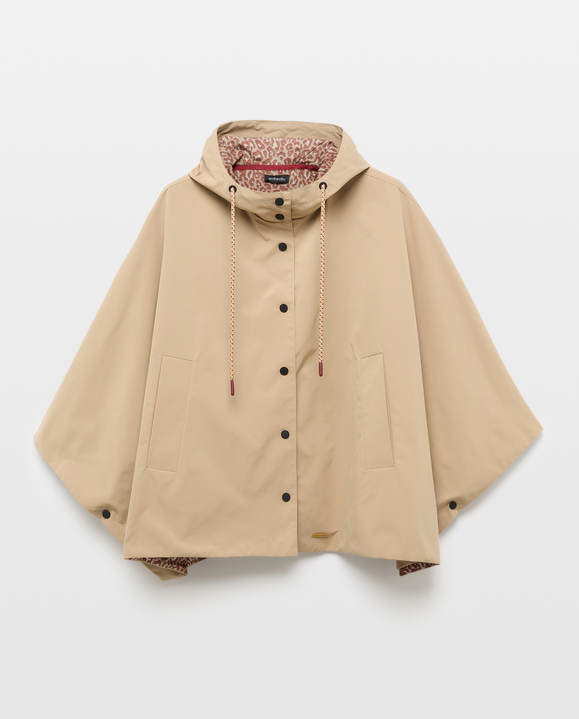 Capa de Chuva com Forro Estampado 730 Camel-4