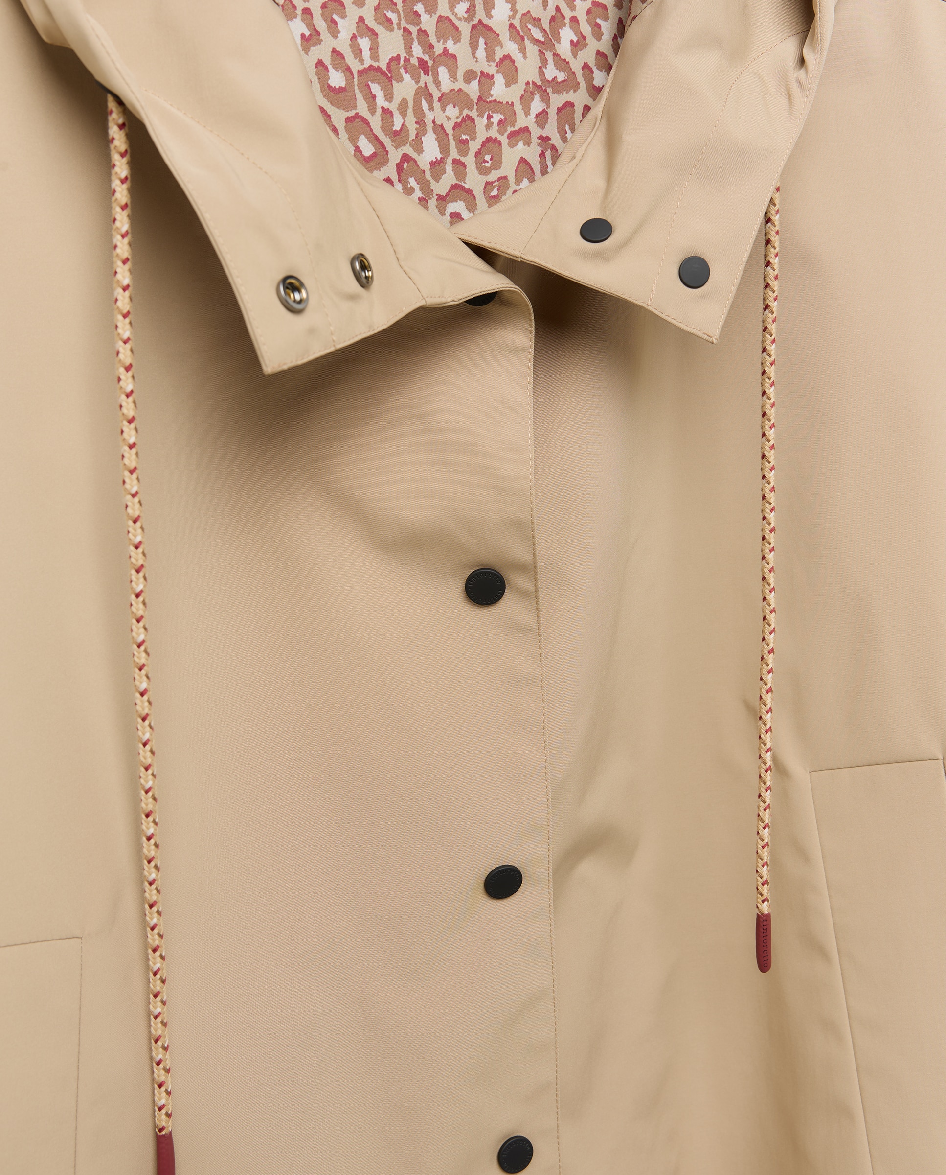 Capa de Chuva com Forro Estampado 730 Camel-5