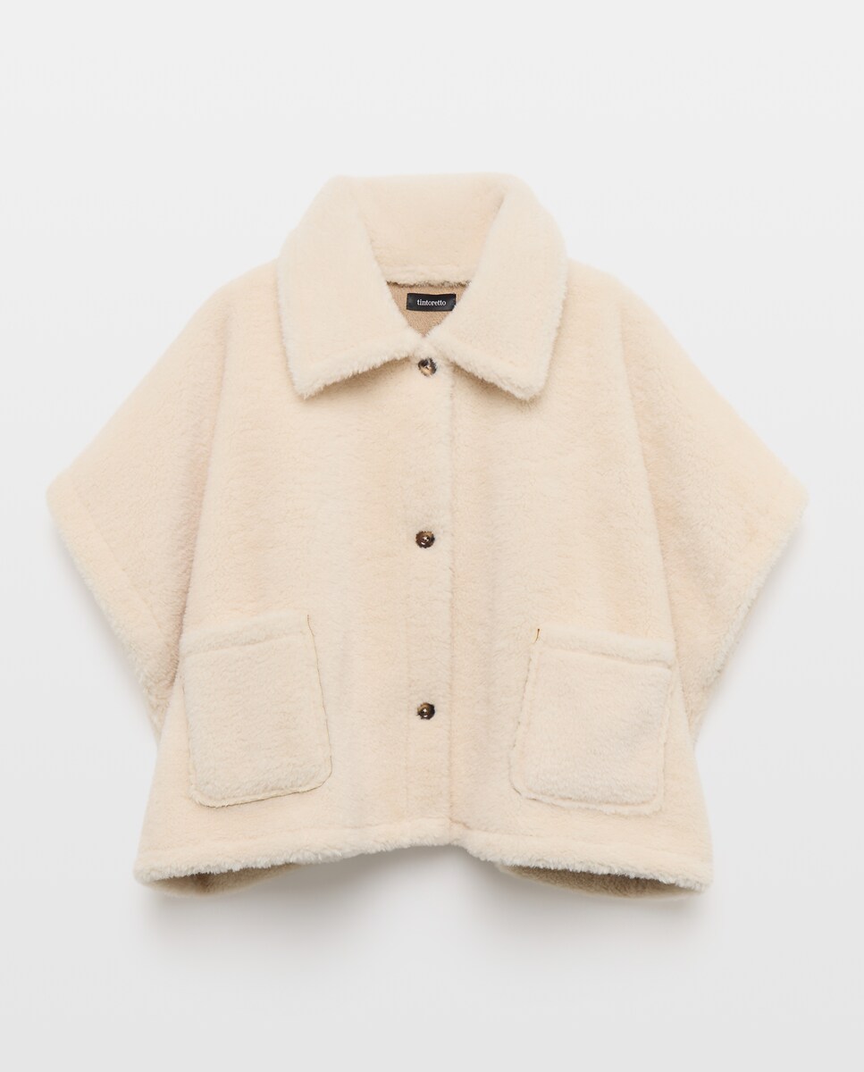 Imagen 1 de Capa borrego con bolsillos Beige