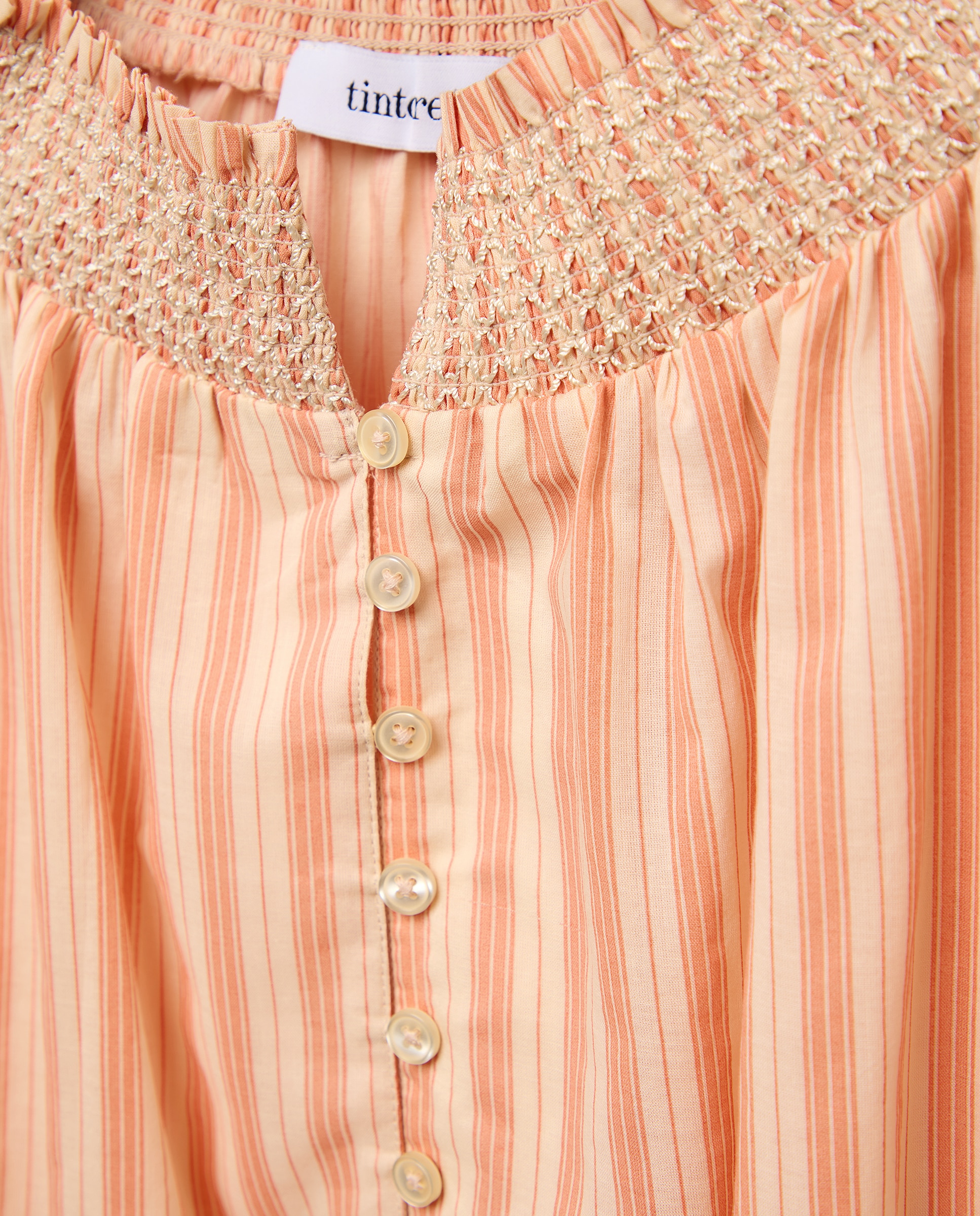 Vestido com Risca Fina 650 Pêssego-3