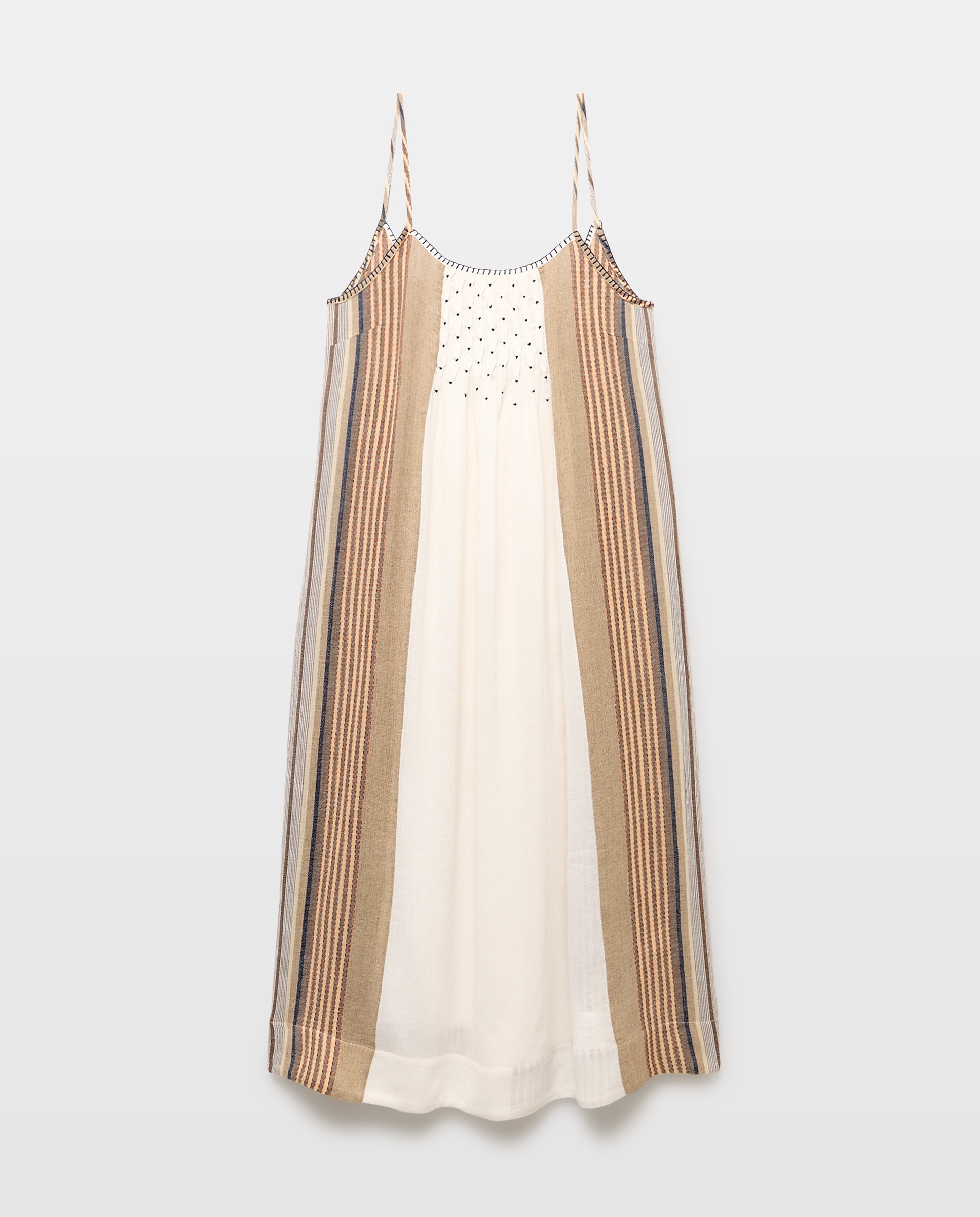 Imagem 0 de Vestido Comprido com Riscas Laterais