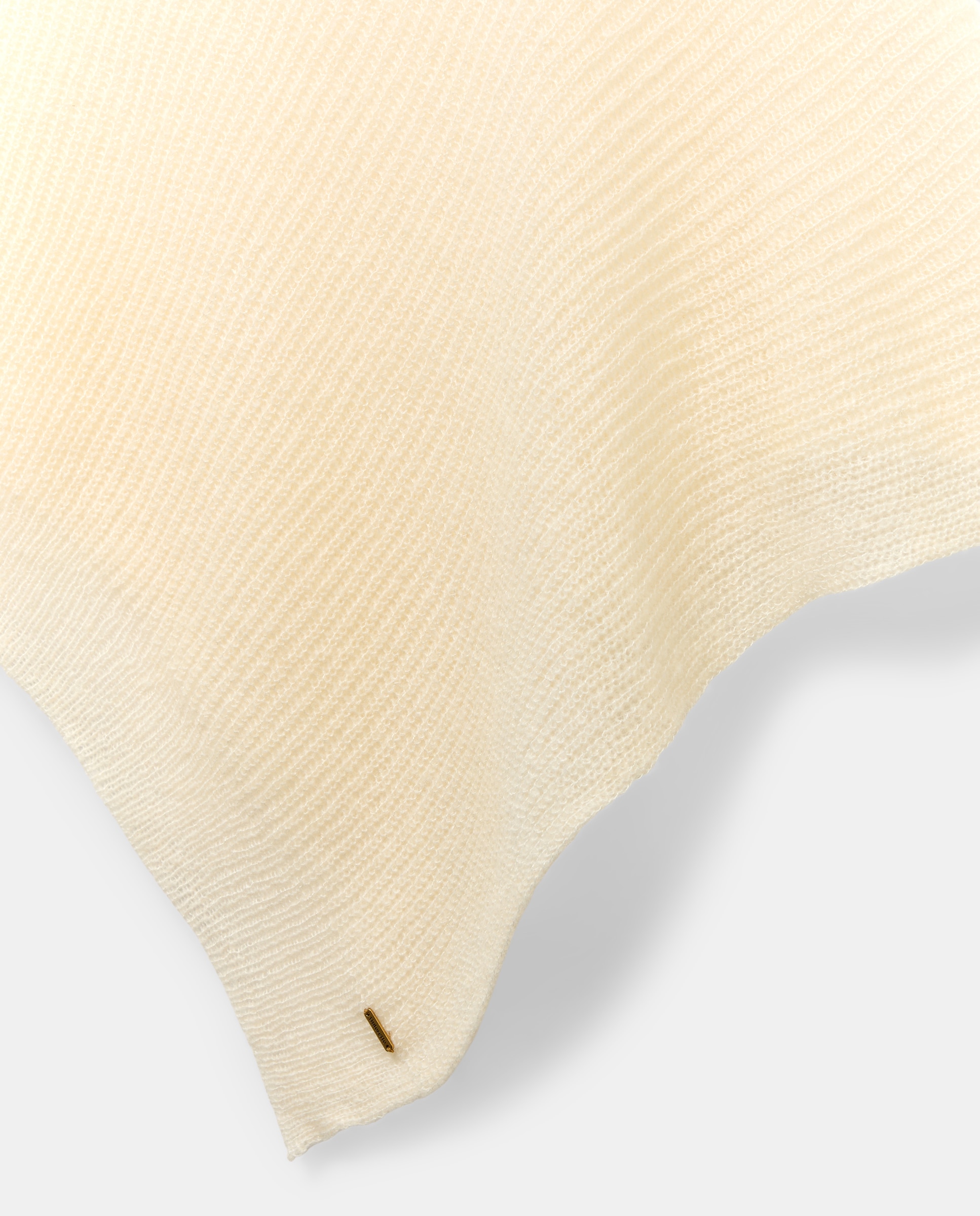Poncho de Malha Liso 120 Cru-5