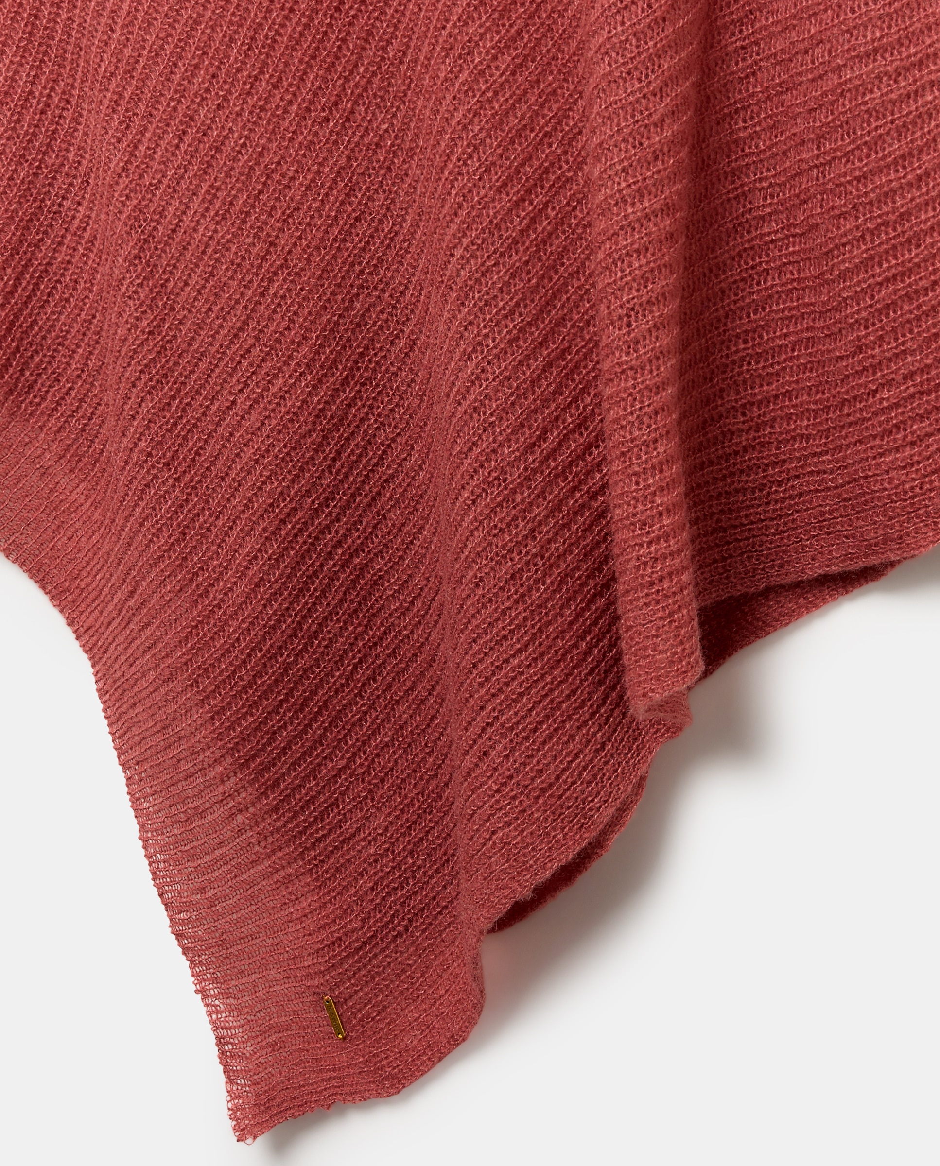 Poncho de Malha Liso 200 Rosa-5
