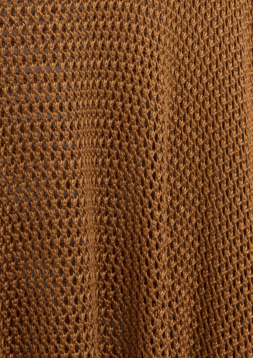 Poncho de Malha Aberta 730 Camel-2