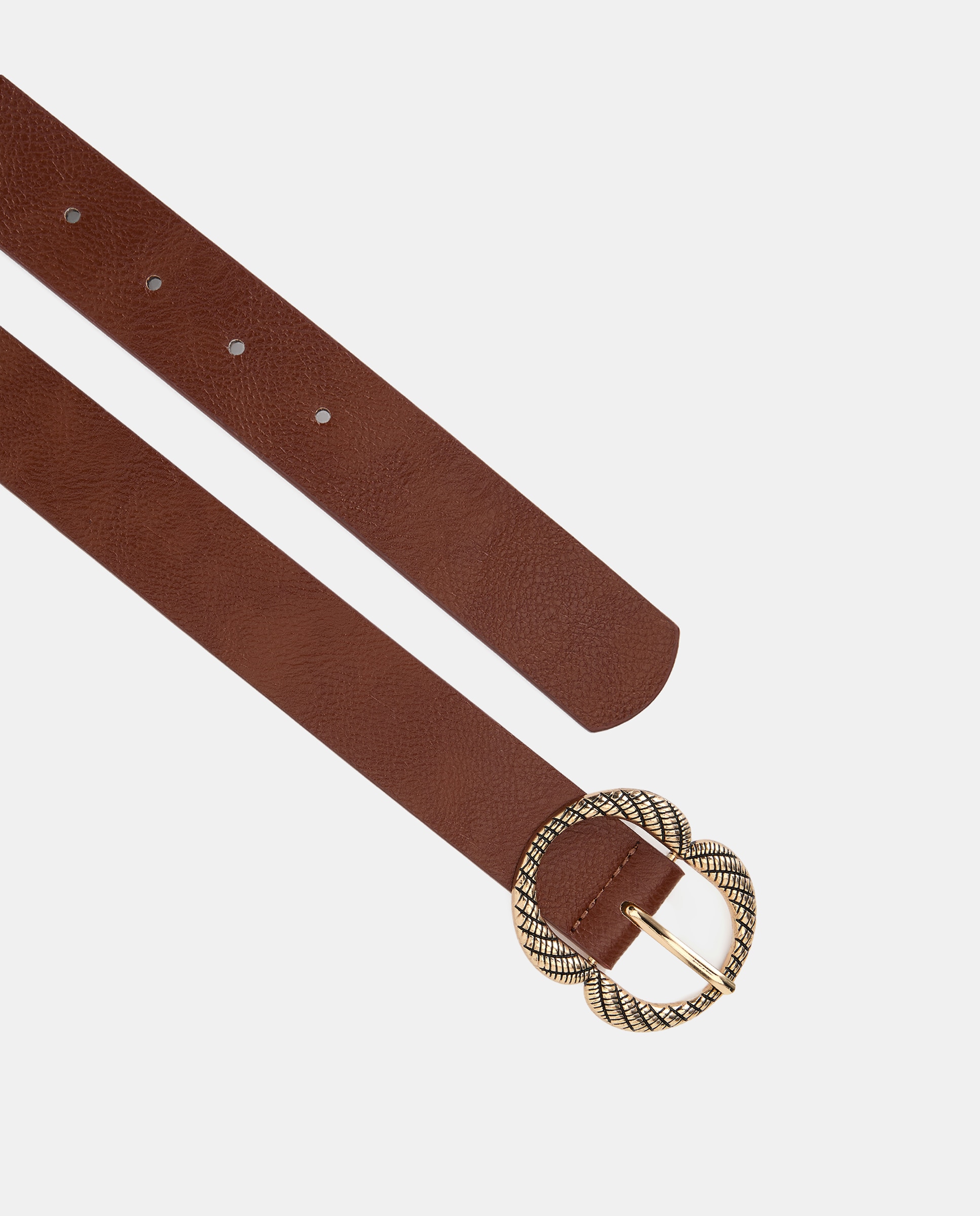 Cinto com Corrente dos Lados Castanho-2