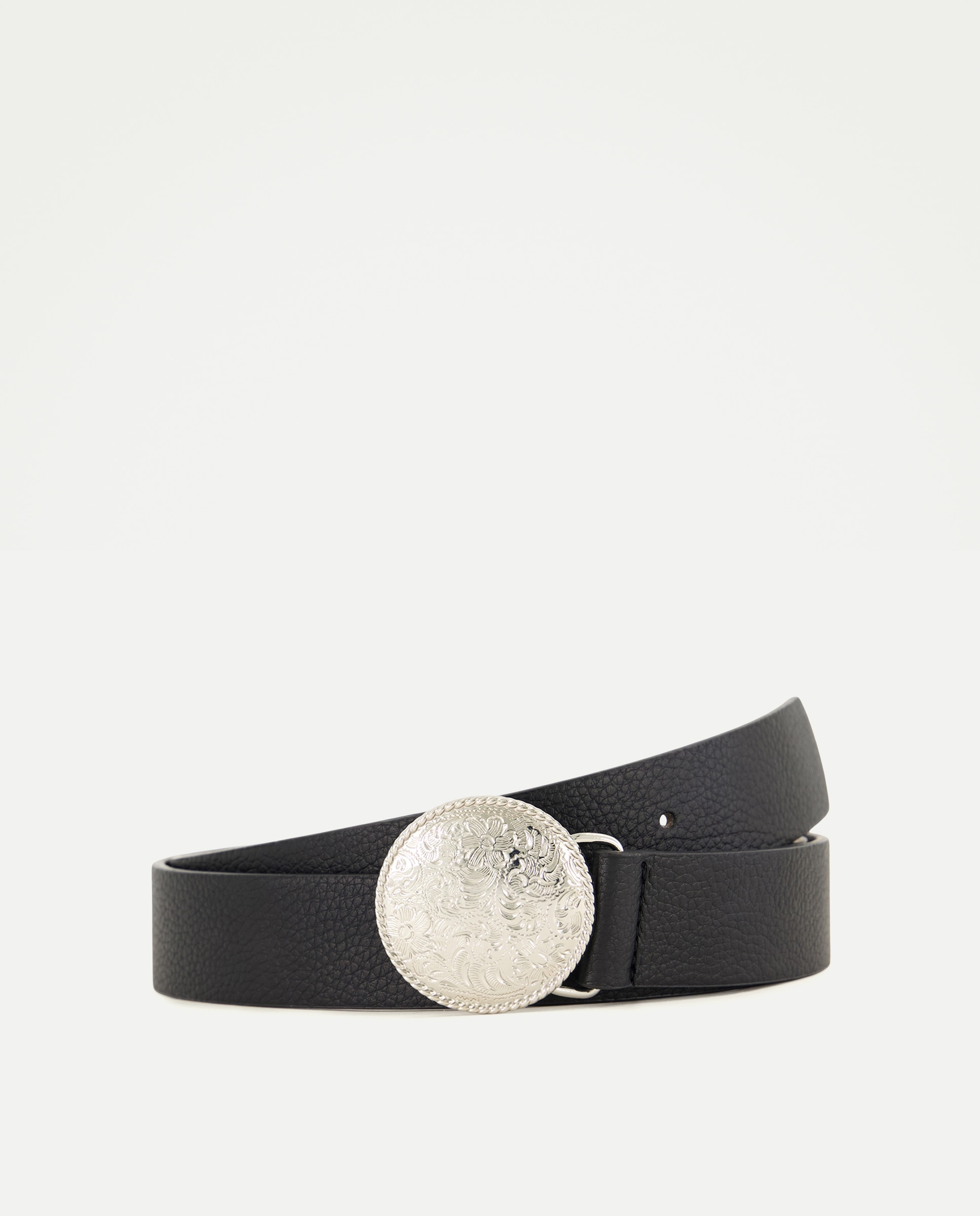 Cinto com Fivela Cowboy Preto-1