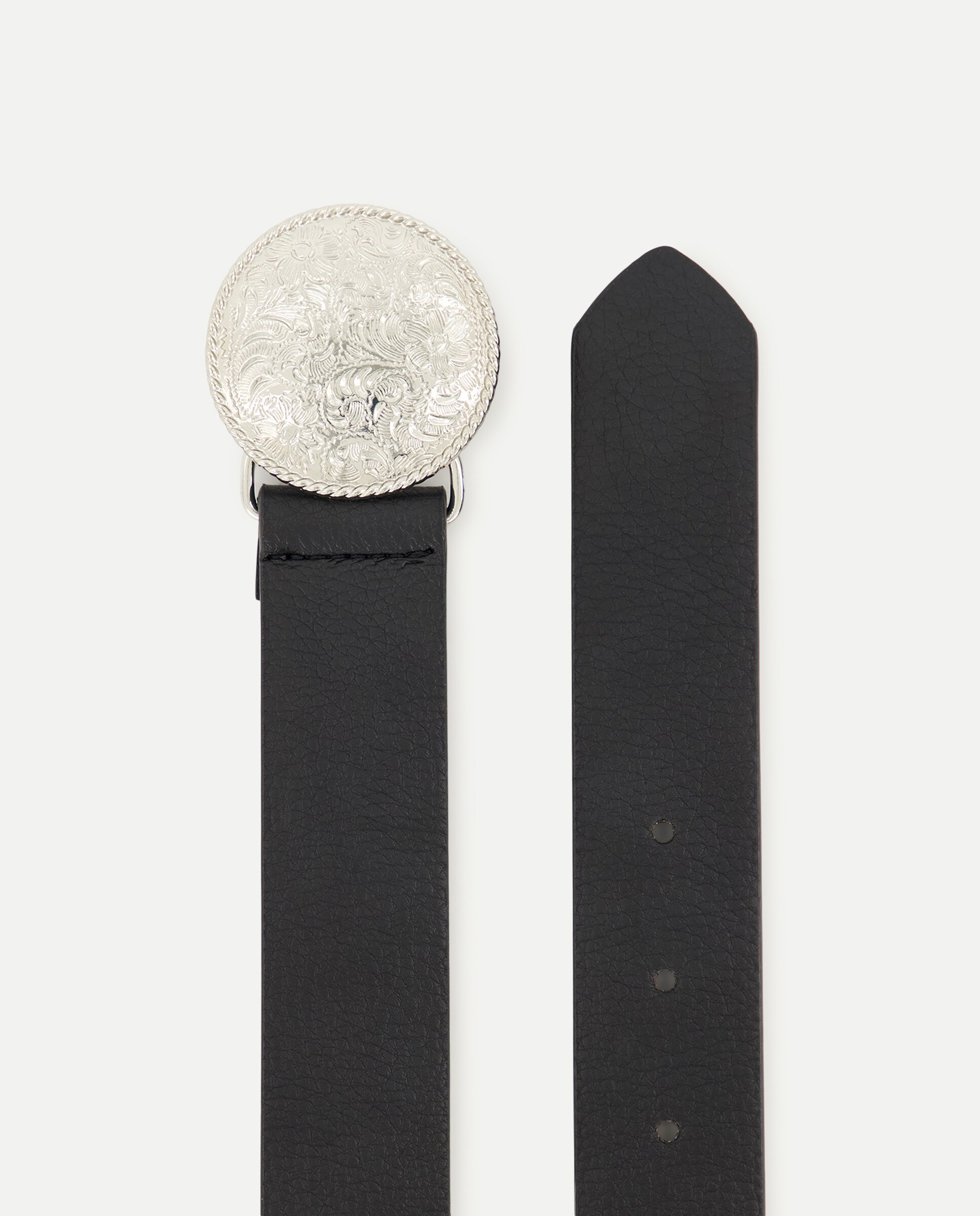 Cinto com Fivela Cowboy Preto-2