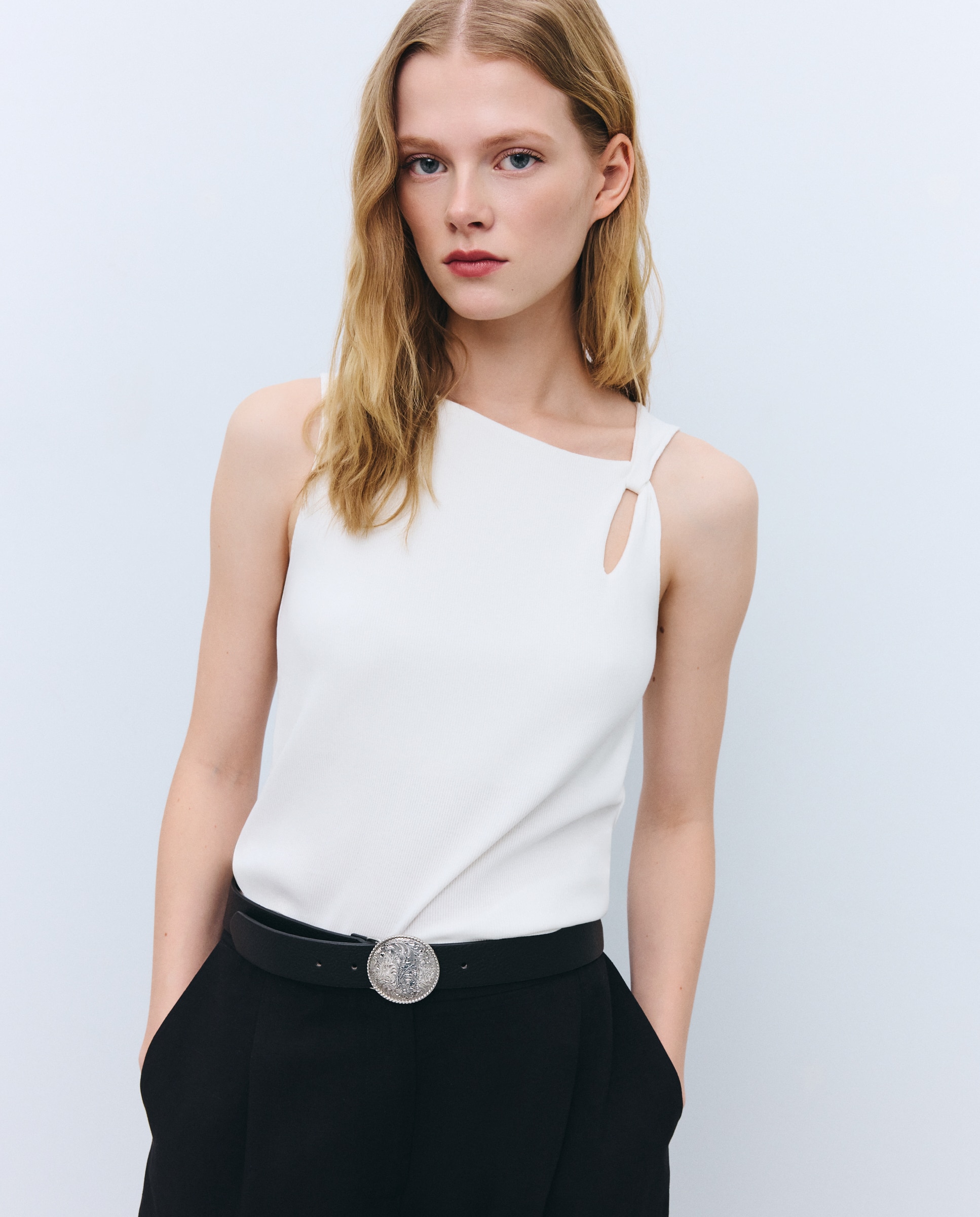 Cinto com Fivela Cowboy Preto-3