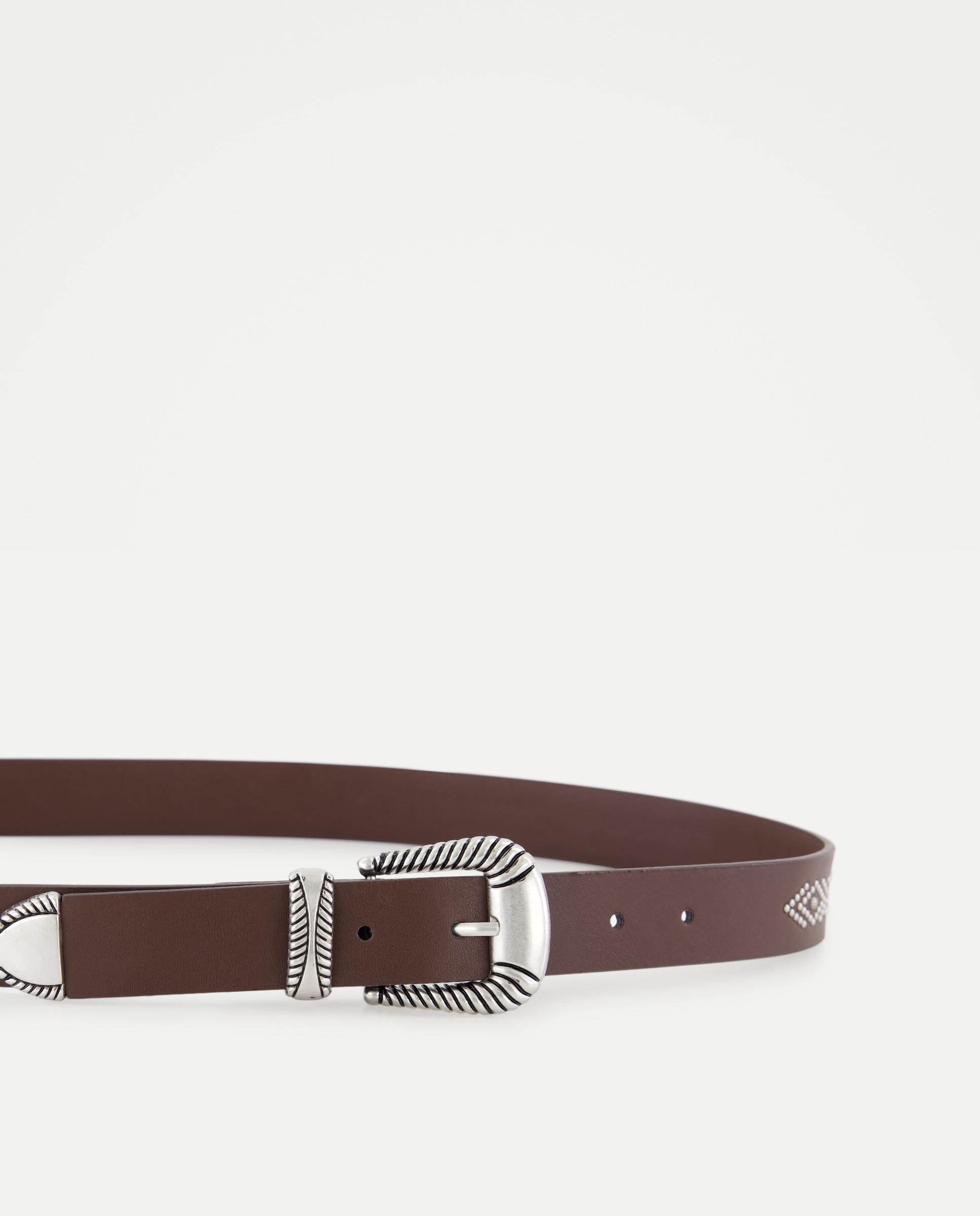 Cinto Boho Bordado Chocolate-3