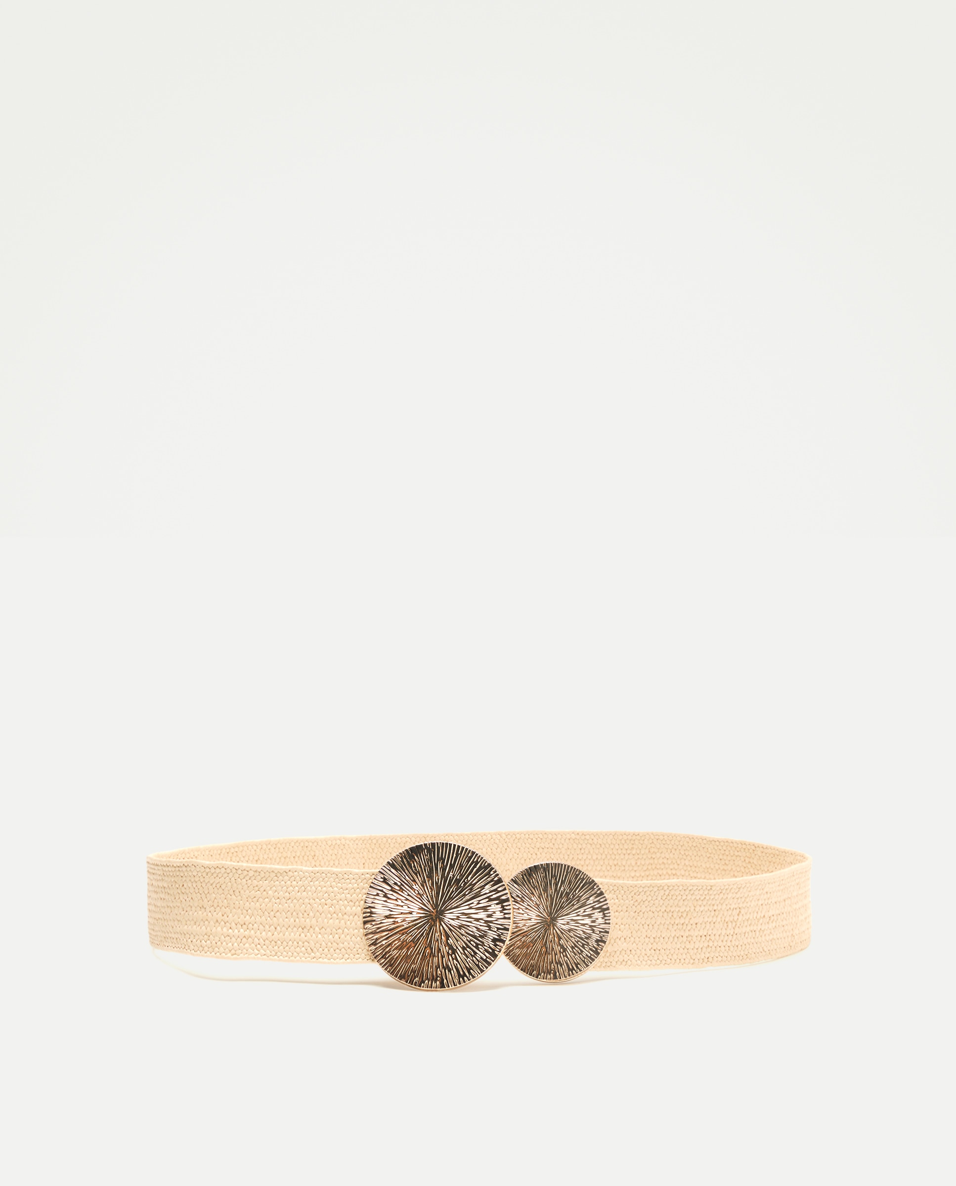 Imagem 0 de Cinto Elástico com Efeito de Ráfia