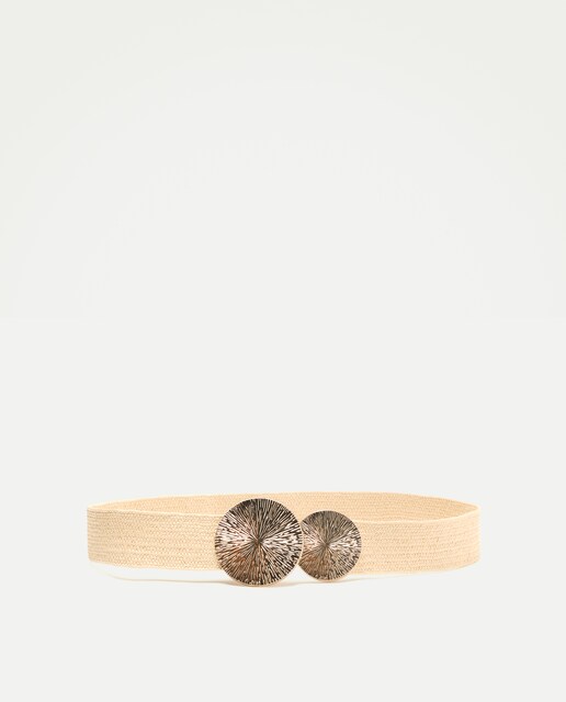 Imagem 0 de Cinto Elástico com Efeito de Ráfia