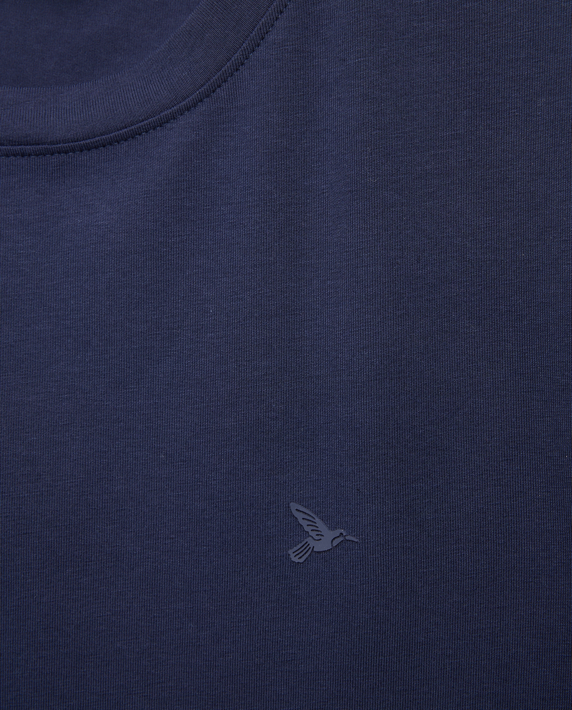 T-shirt de Manga Curta e Decote Redondo Azul-marinho-5