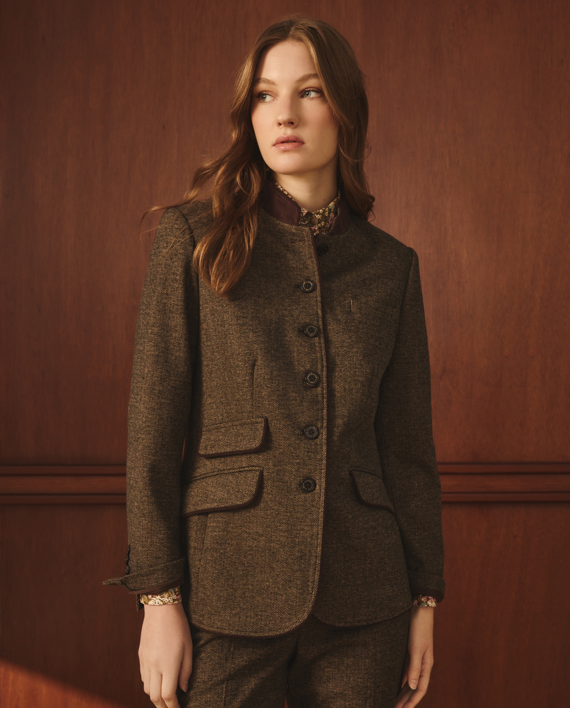 Imagem 0 de Blazer com Contrastes de Veludo