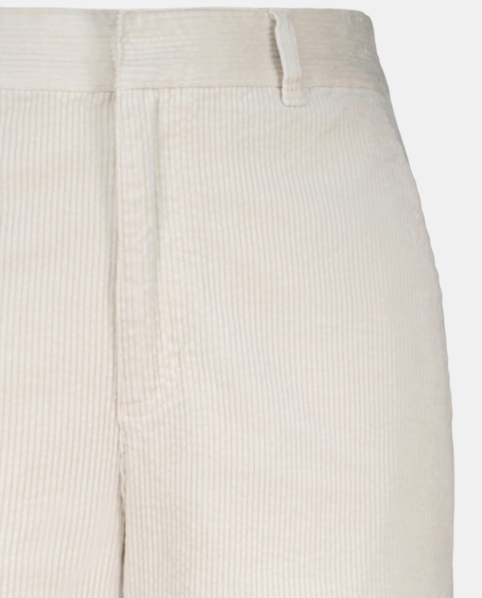 Calças de Bombazina Lisas 120 Cru-5