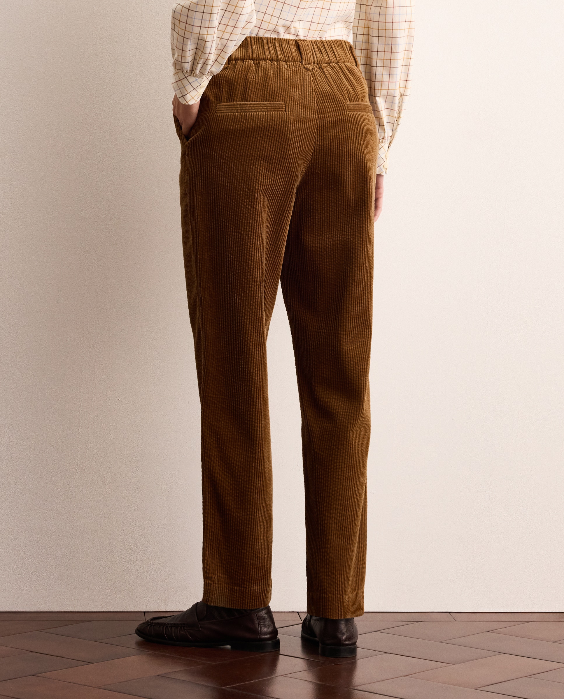 Pantalón de pana gruesa de mujer - Lloyd's - Toffee Toffee-3