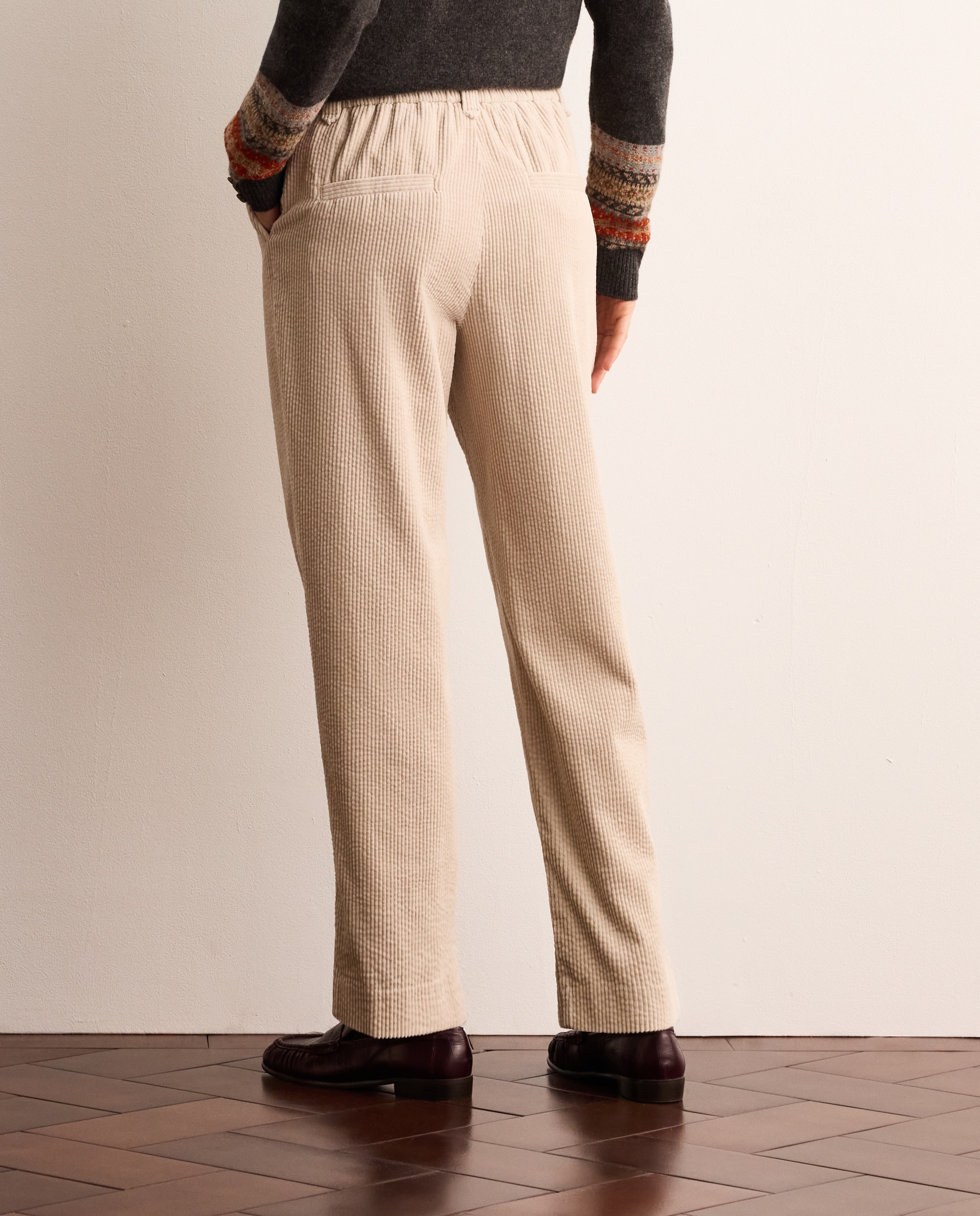 Pantalón de pana gruesa de mujer - Lloyd's - 120 Crudo 120 Crudo-3