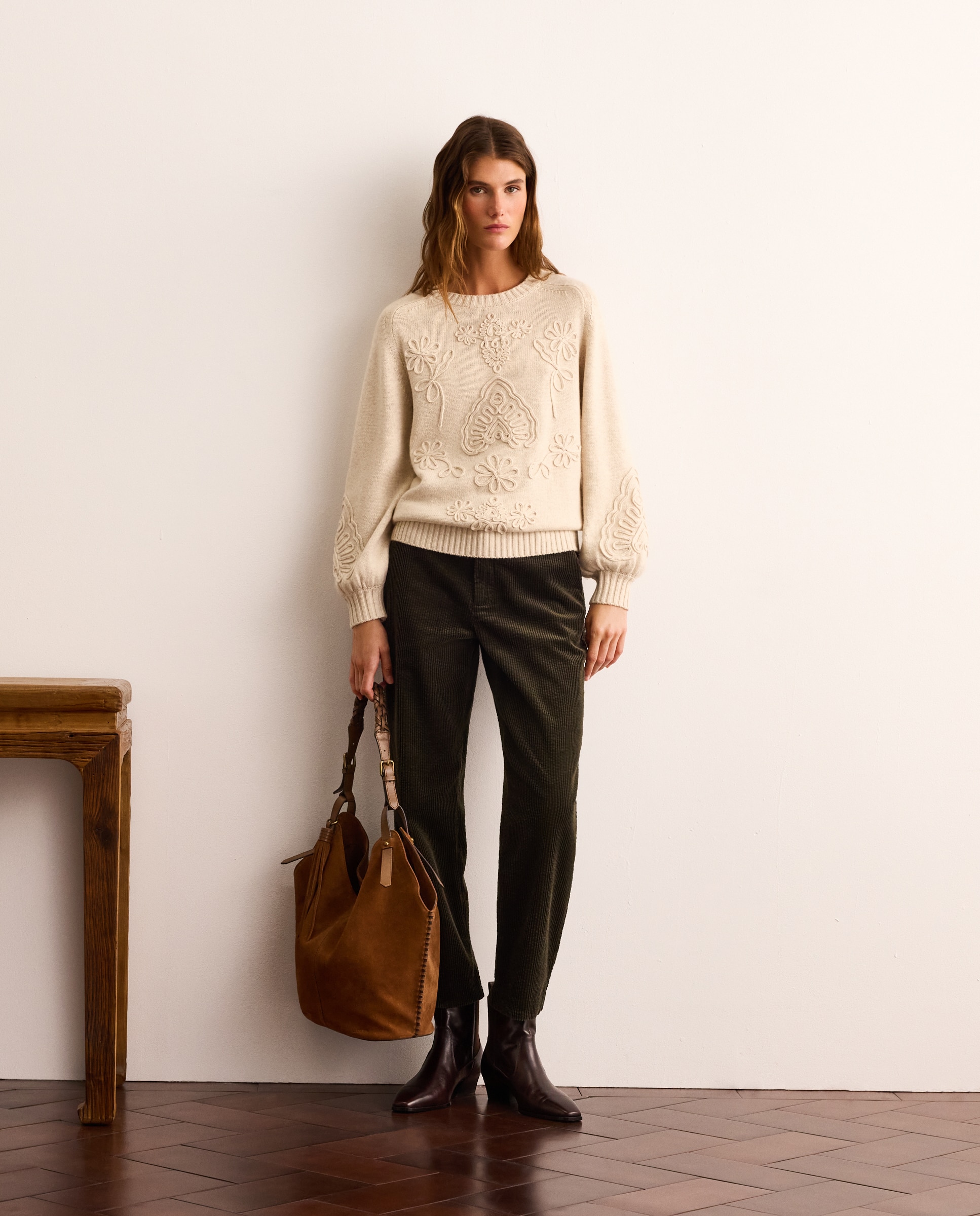 Pantalón de pana gruesa de mujer - Lloyd's - 520 Kaki 520 Kaki-1