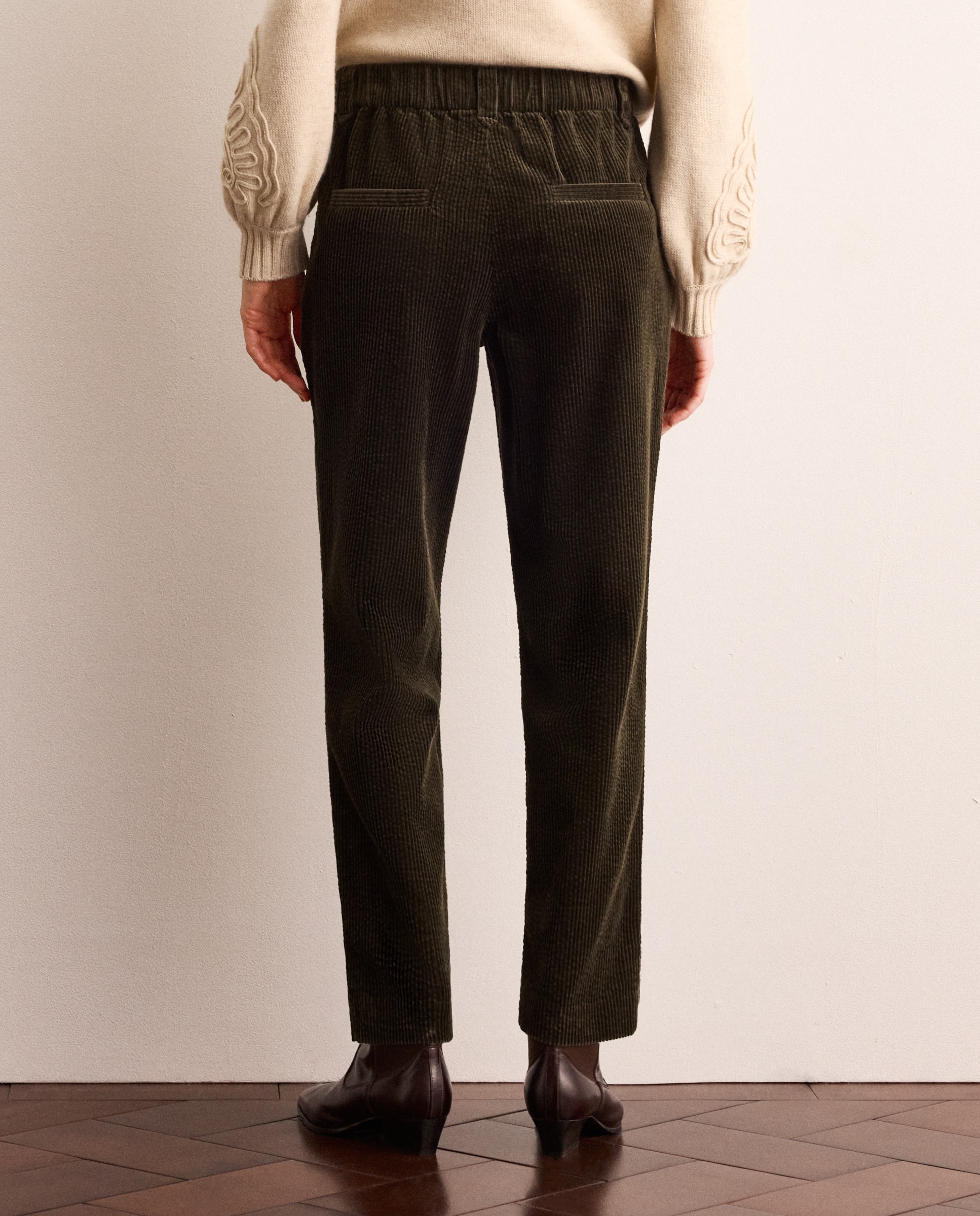 Pantalón de pana gruesa de mujer - Lloyd's - 520 Kaki 520 Kaki-3