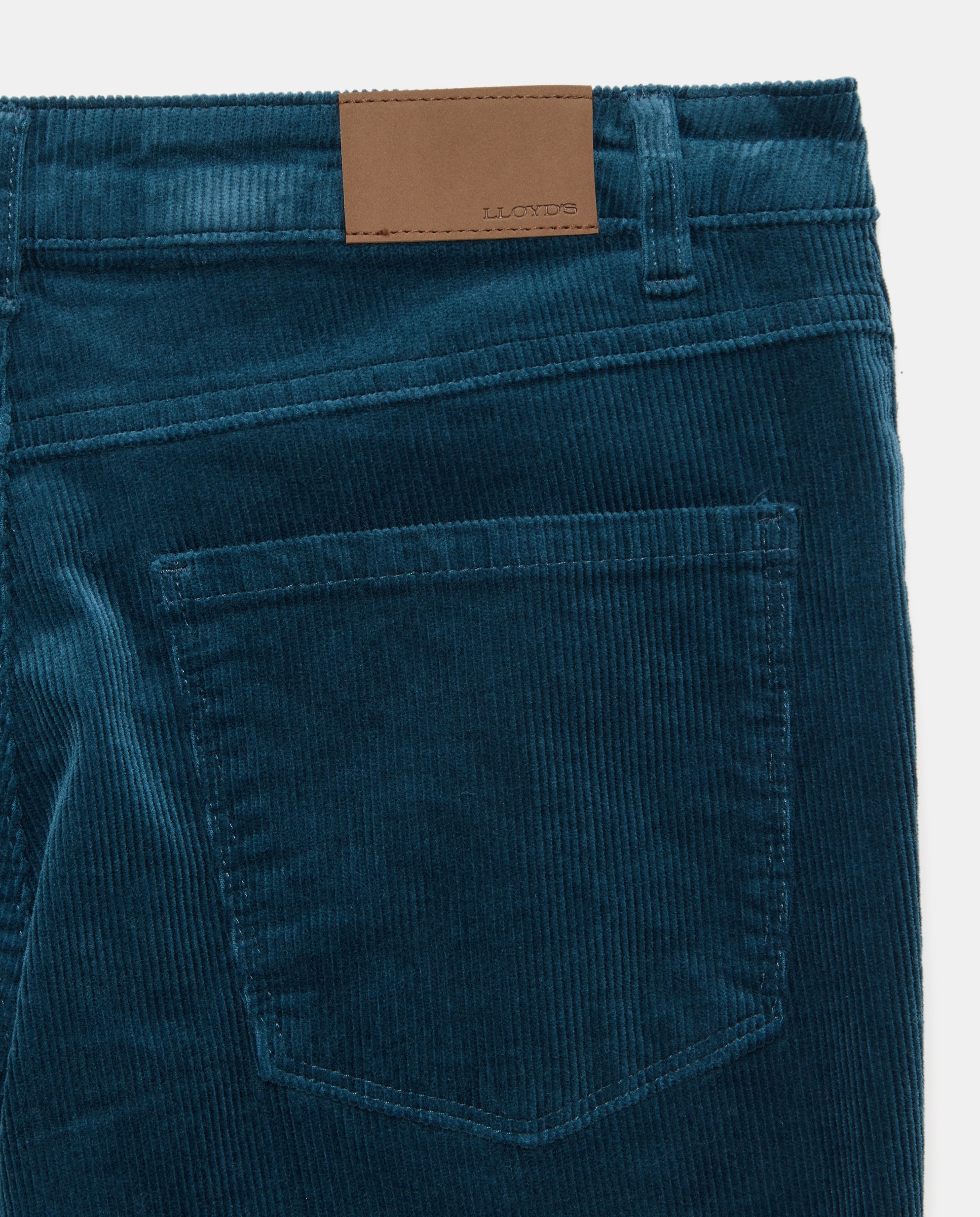 Pantalón pana de mujer semipitillo - Lloyd's - Azul oscuro Azul oscuro-5