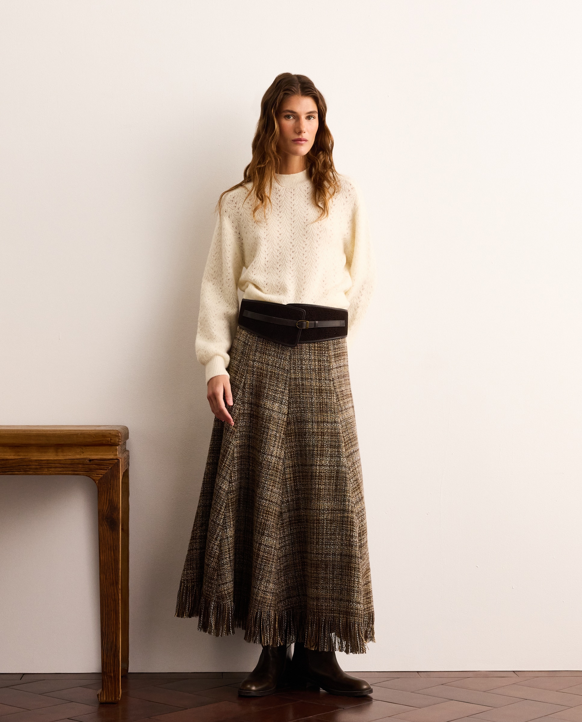 Jersey de mujer con cuello caja - Lloyd's - 120 Crudo 120 Crudo-2