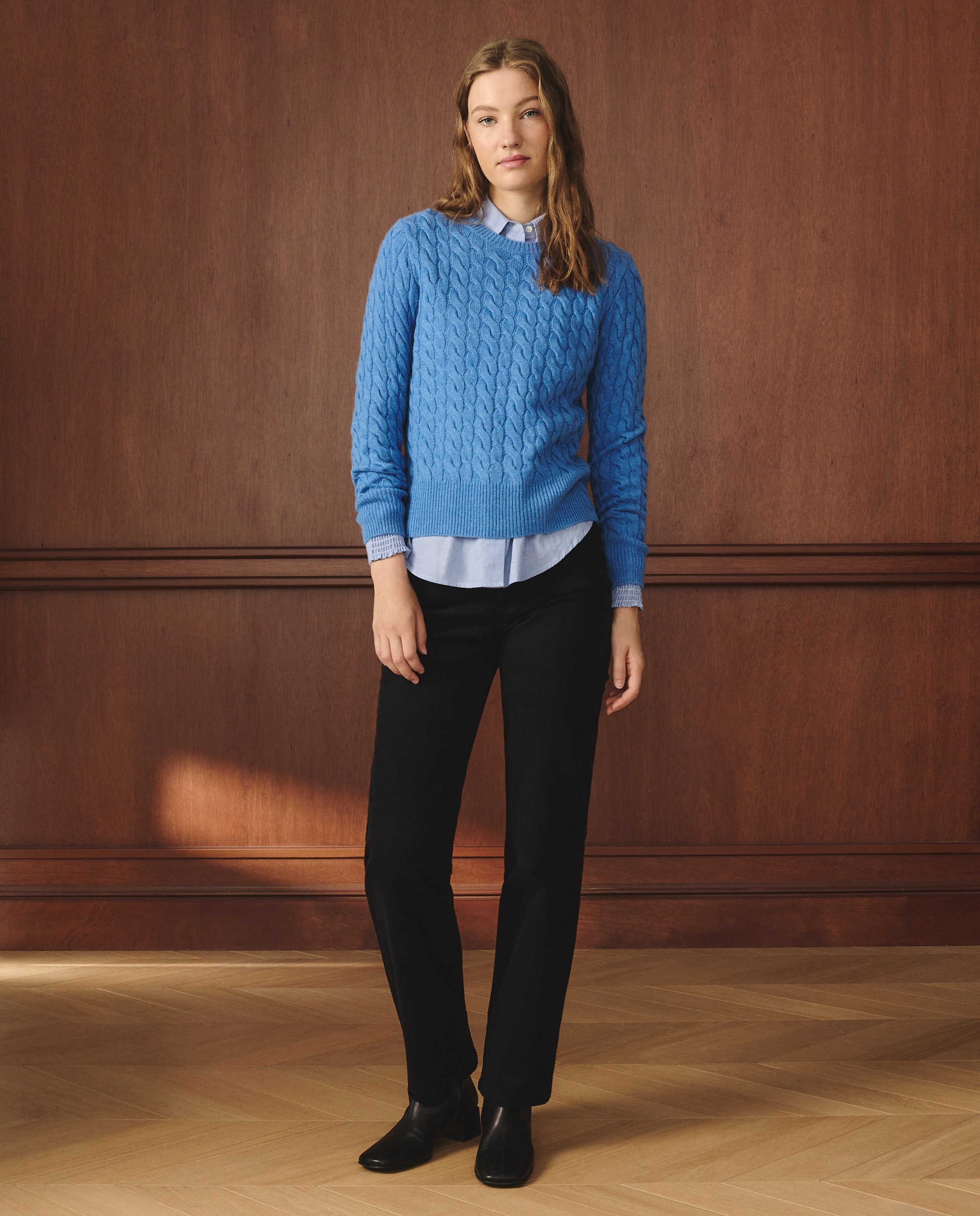 Lloyd's - Pantalón recto básico 5 bolsillos de mujer.