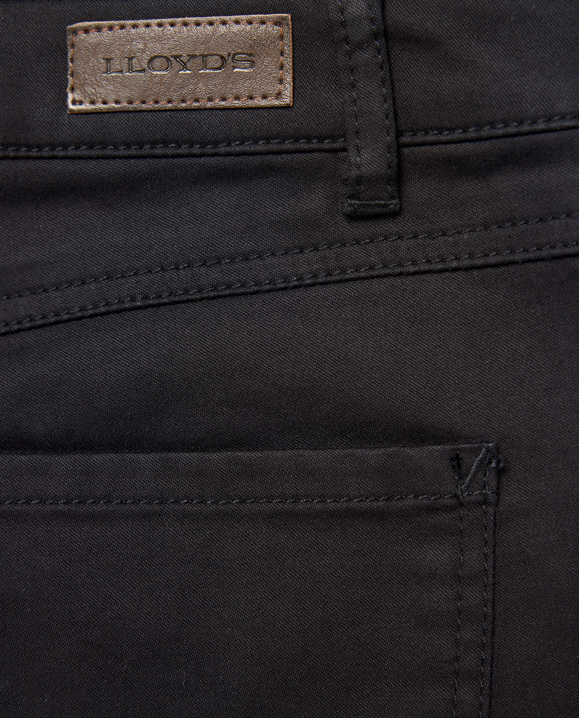 Calças skinny com 5 bolsos Preto-5