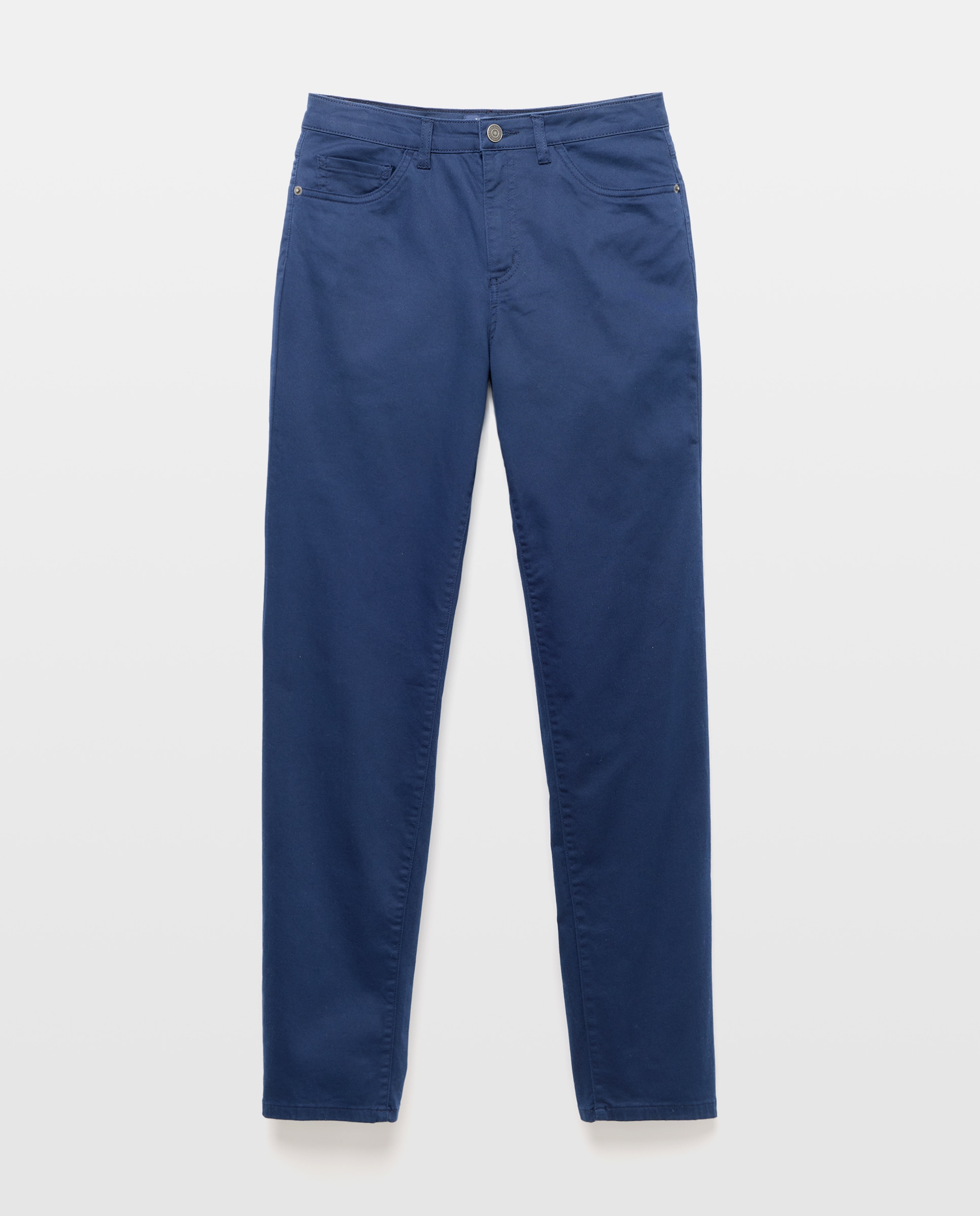 Pantalón básico de mujer de tipo semipitillo - Lloyd's - Azul marino Azul marino-4