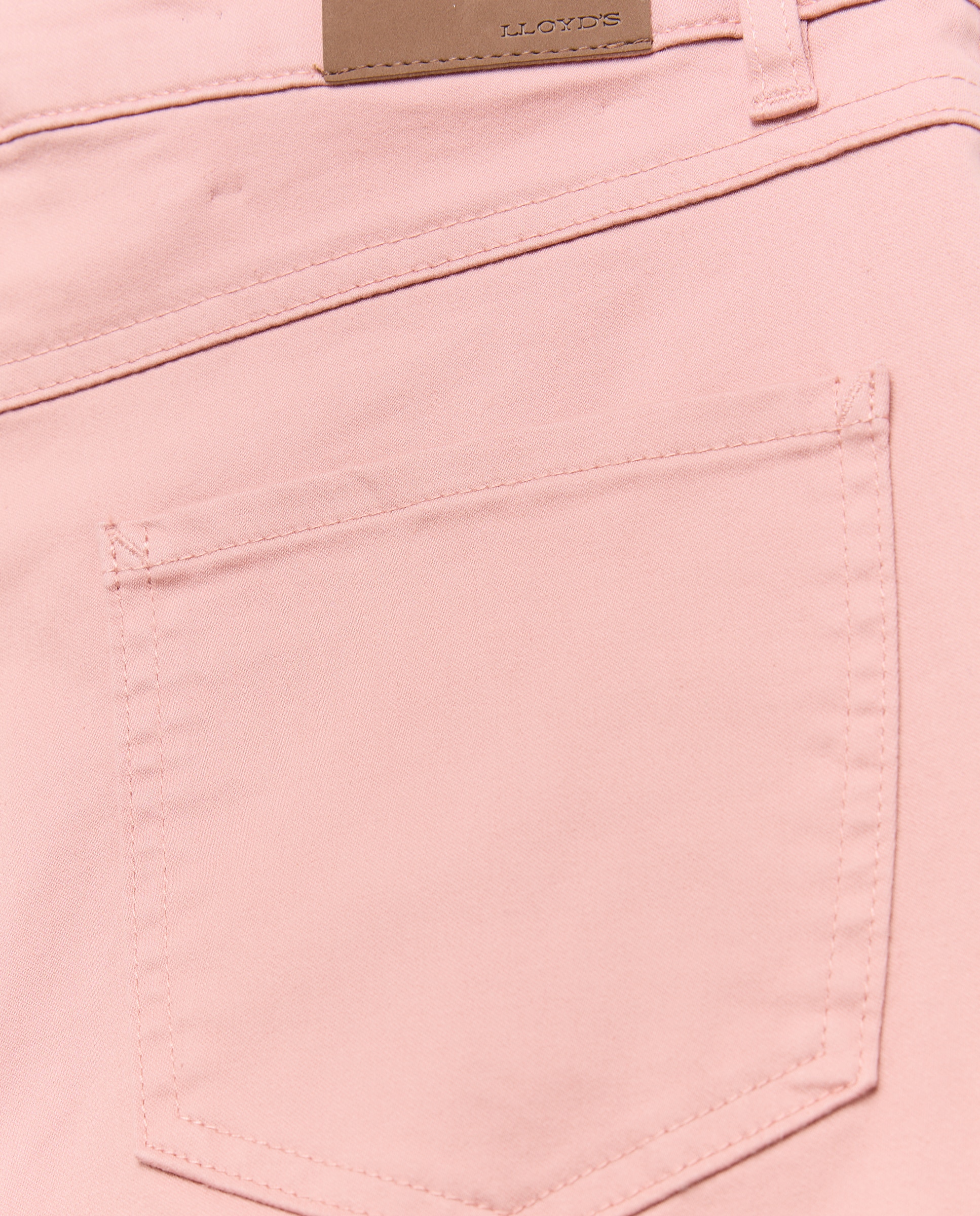 Calças Semi Skinny Básicas 220 Rosa Pálido-5