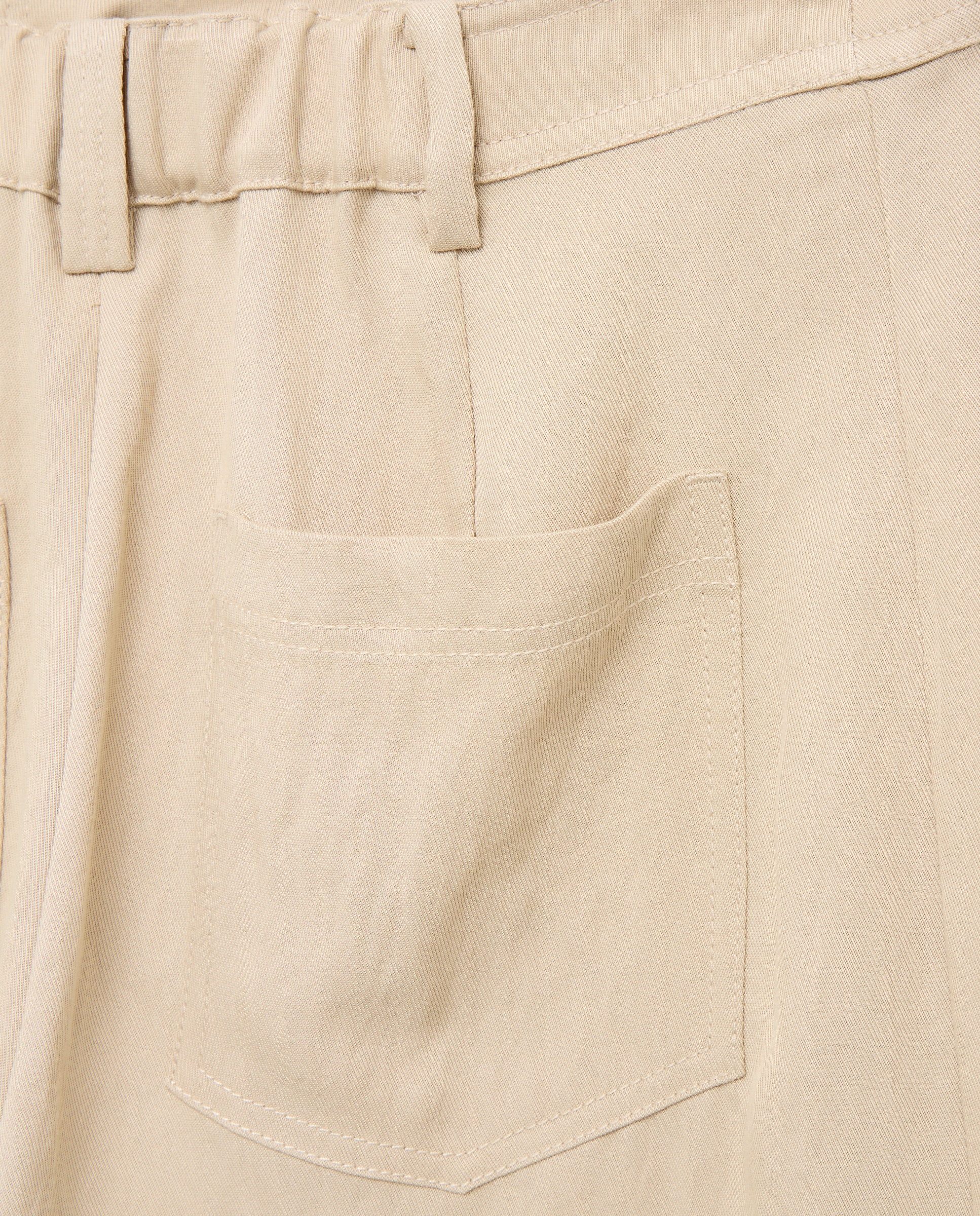 Pantalón cropped de mujer - Lloyd's - Beige Beige-5
