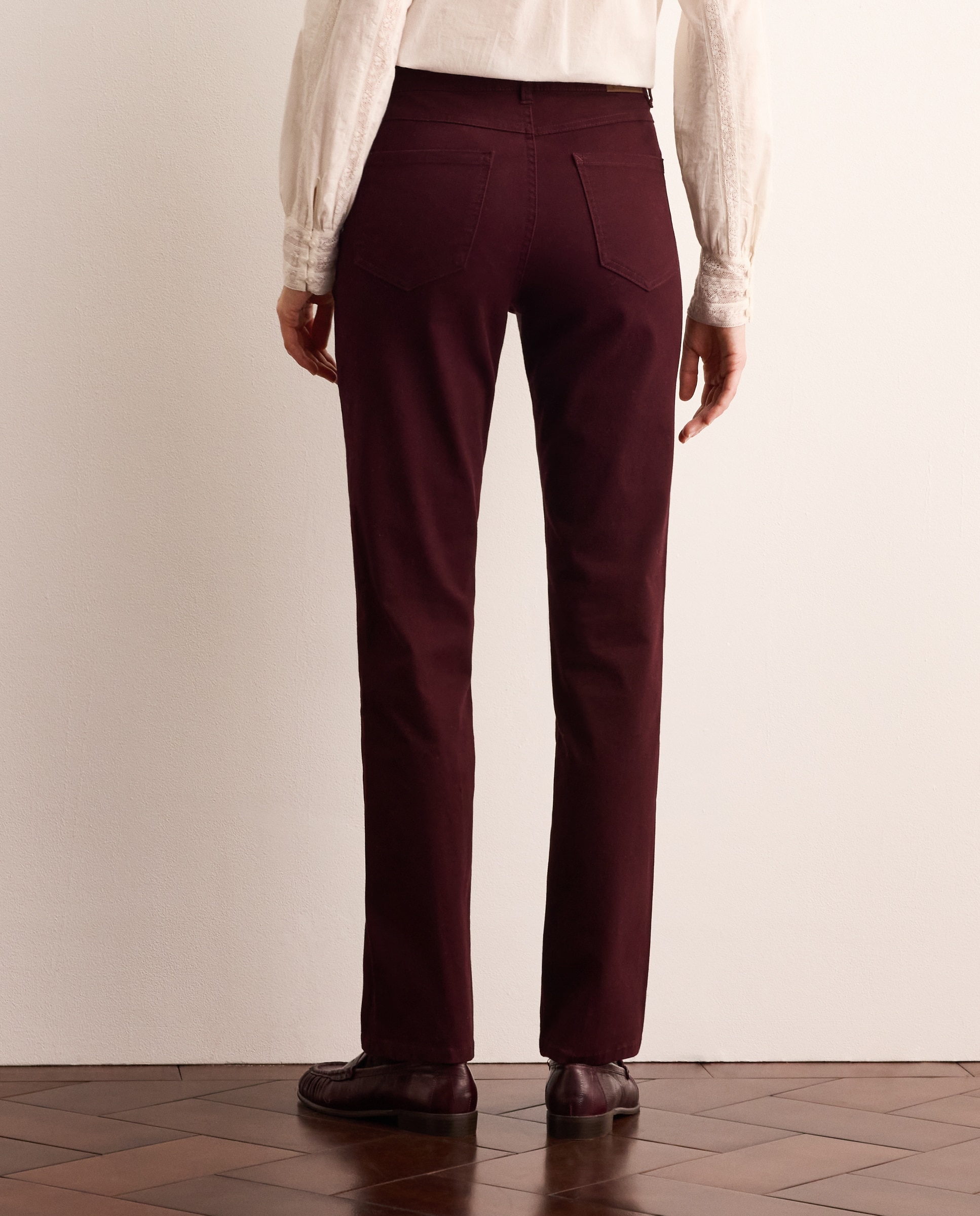 Imagen 3 de Pantalón de vestir liso de mujer - Lloyd's - Burdeos Burdeos