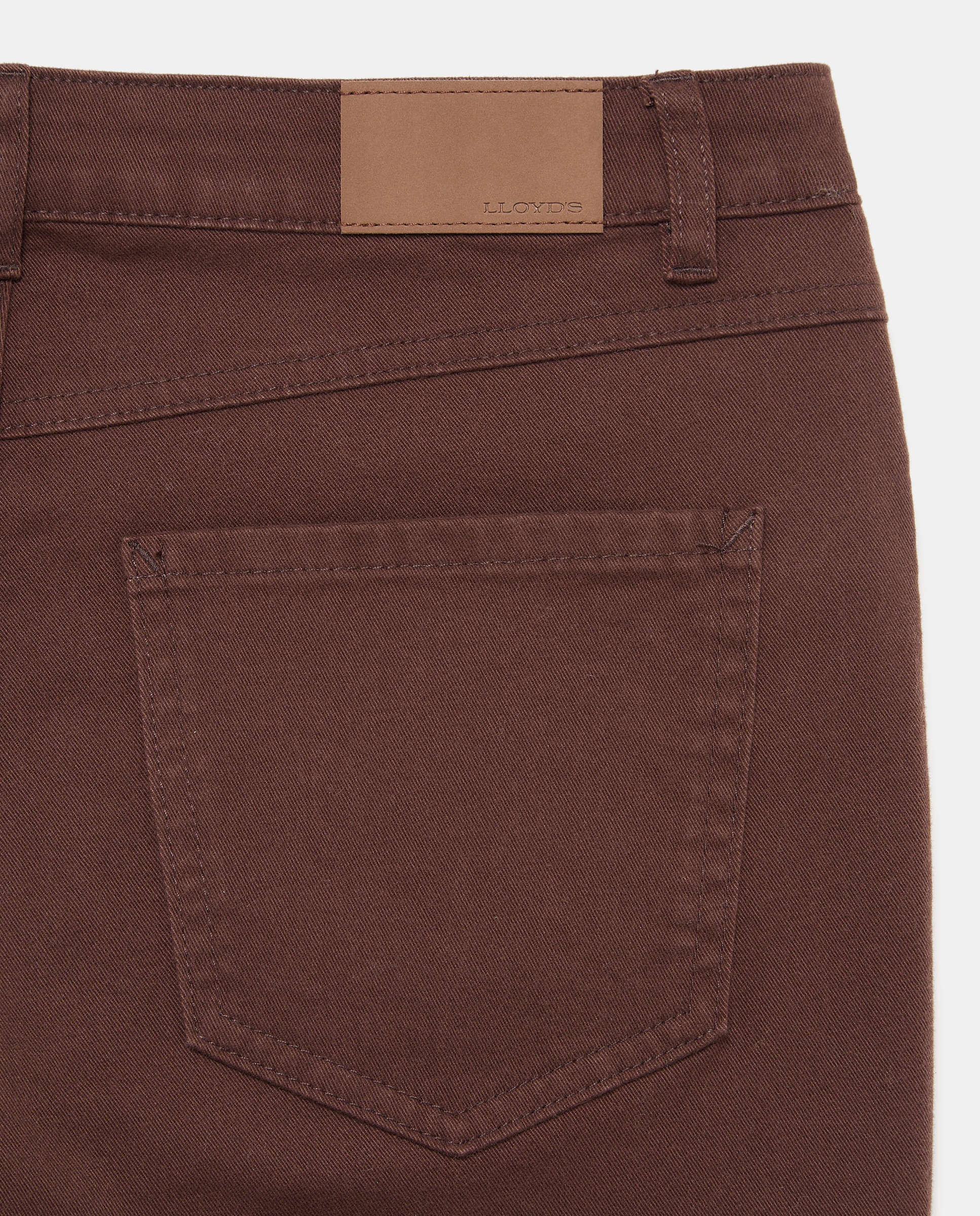 Calças skinny de mulher Castanho-2