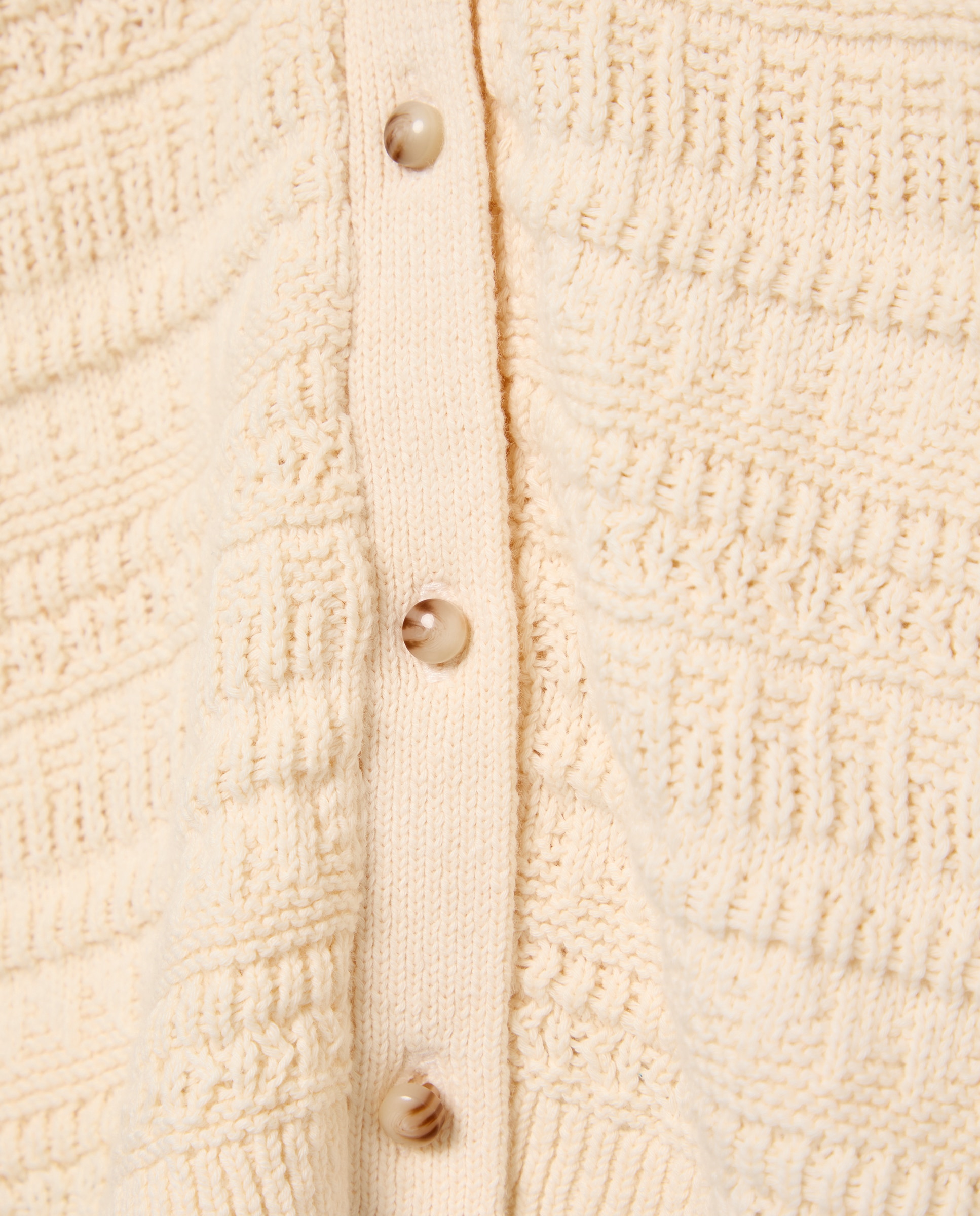 Chaqueta de punto de mujer lisa - Lloyd's - 120 Crudo 120 Crudo-5