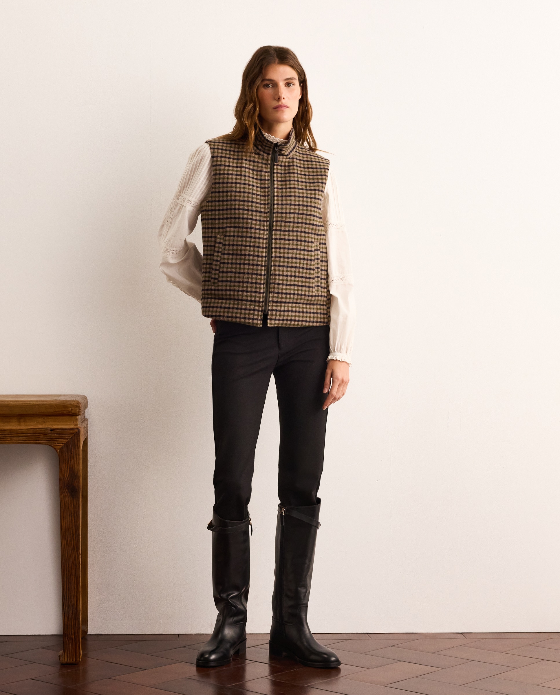 Pantalón de vestir cinco botones de mujer - Lloyd's - Negro Negro-1