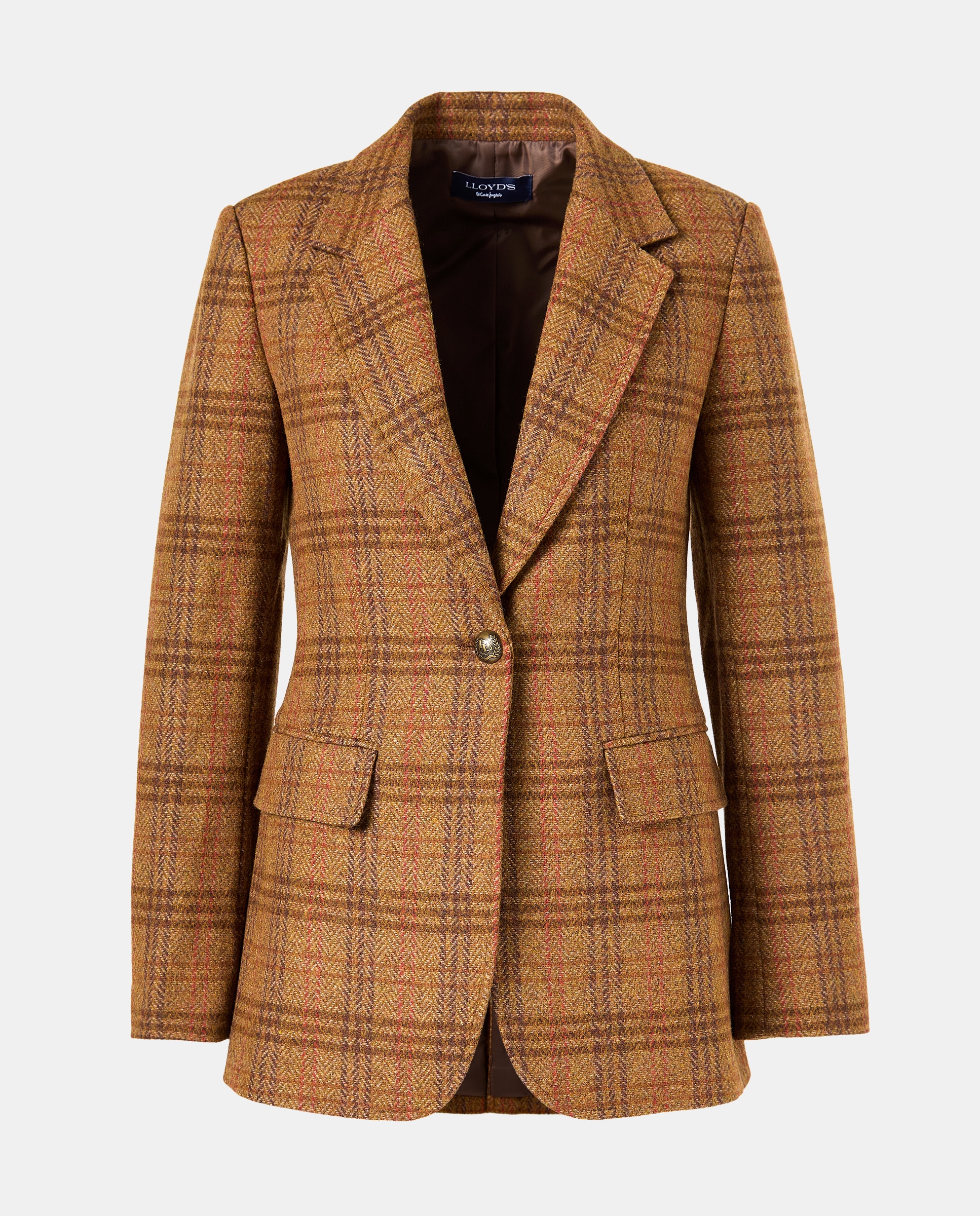 Blazer Comprido Estampado 730 Camel-4