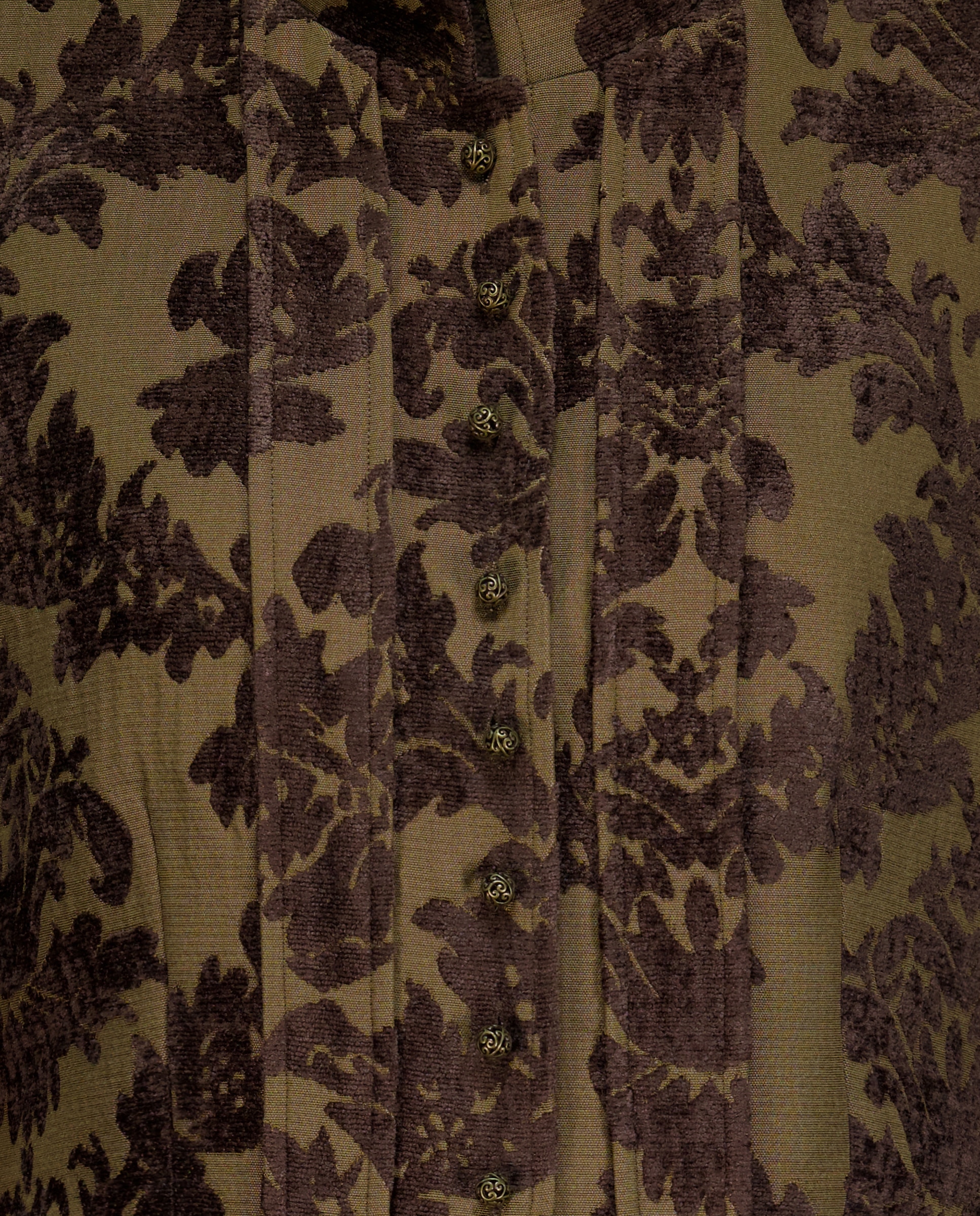 Casaco Curto de Jacquard de Natal Verde-5