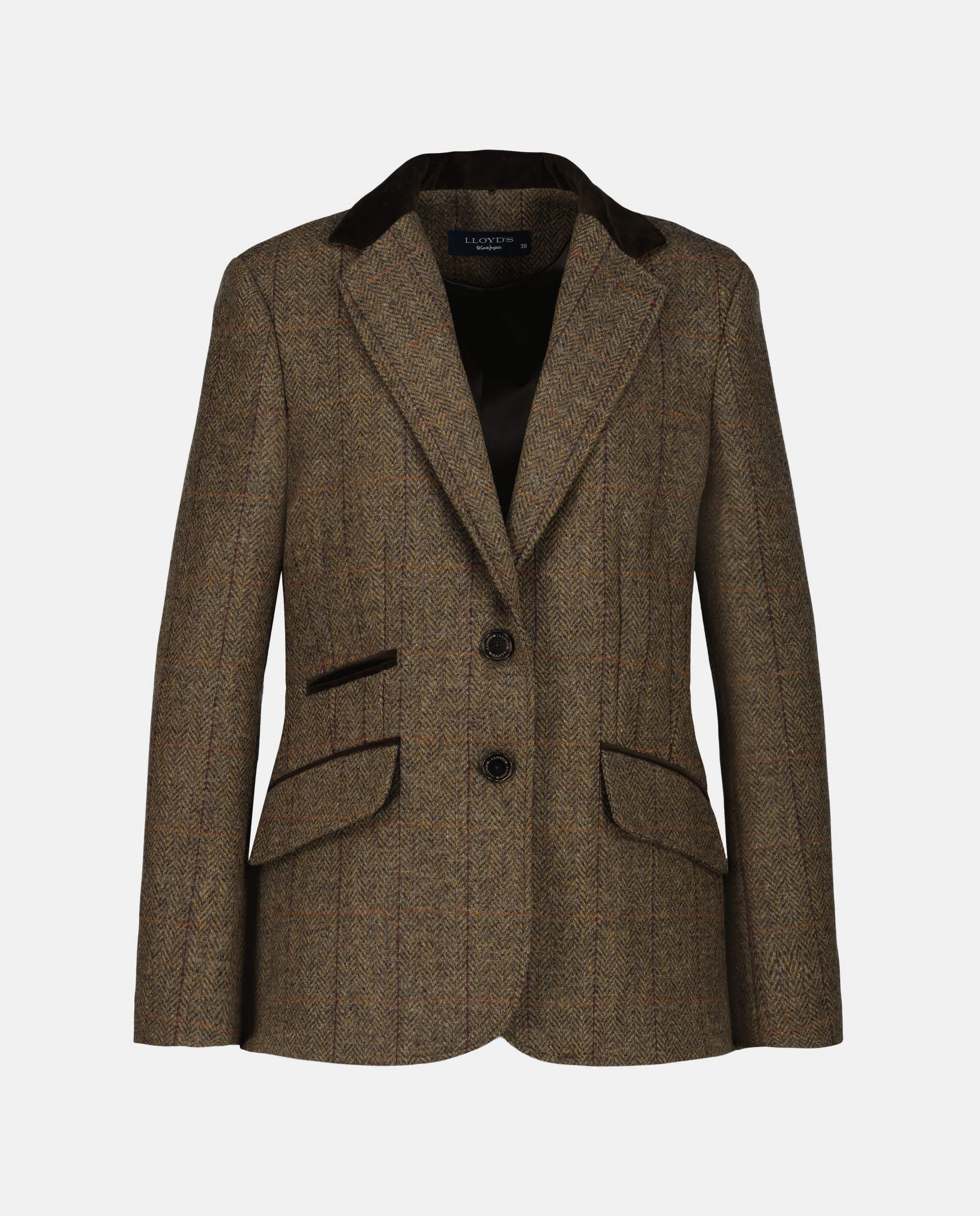 Blazer de Veludo com Cotoveleiras Torrado-4