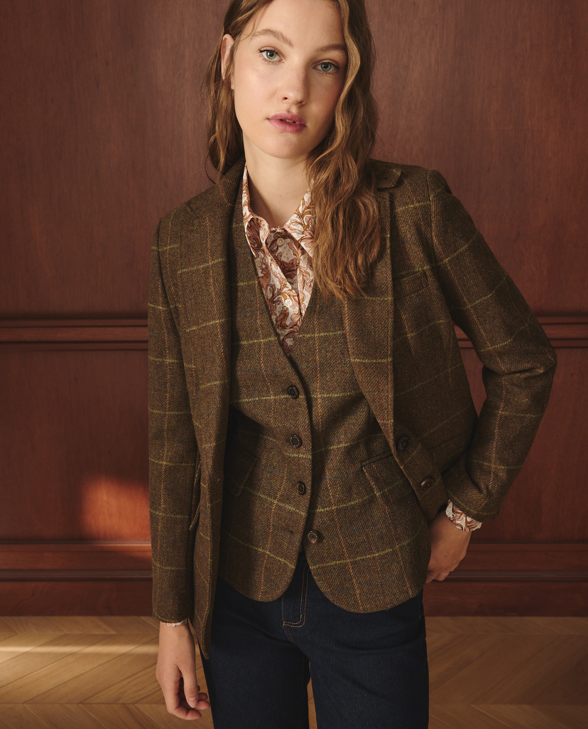 Imagem 0 de Blazer aos Quadrados com Cotoveleiras