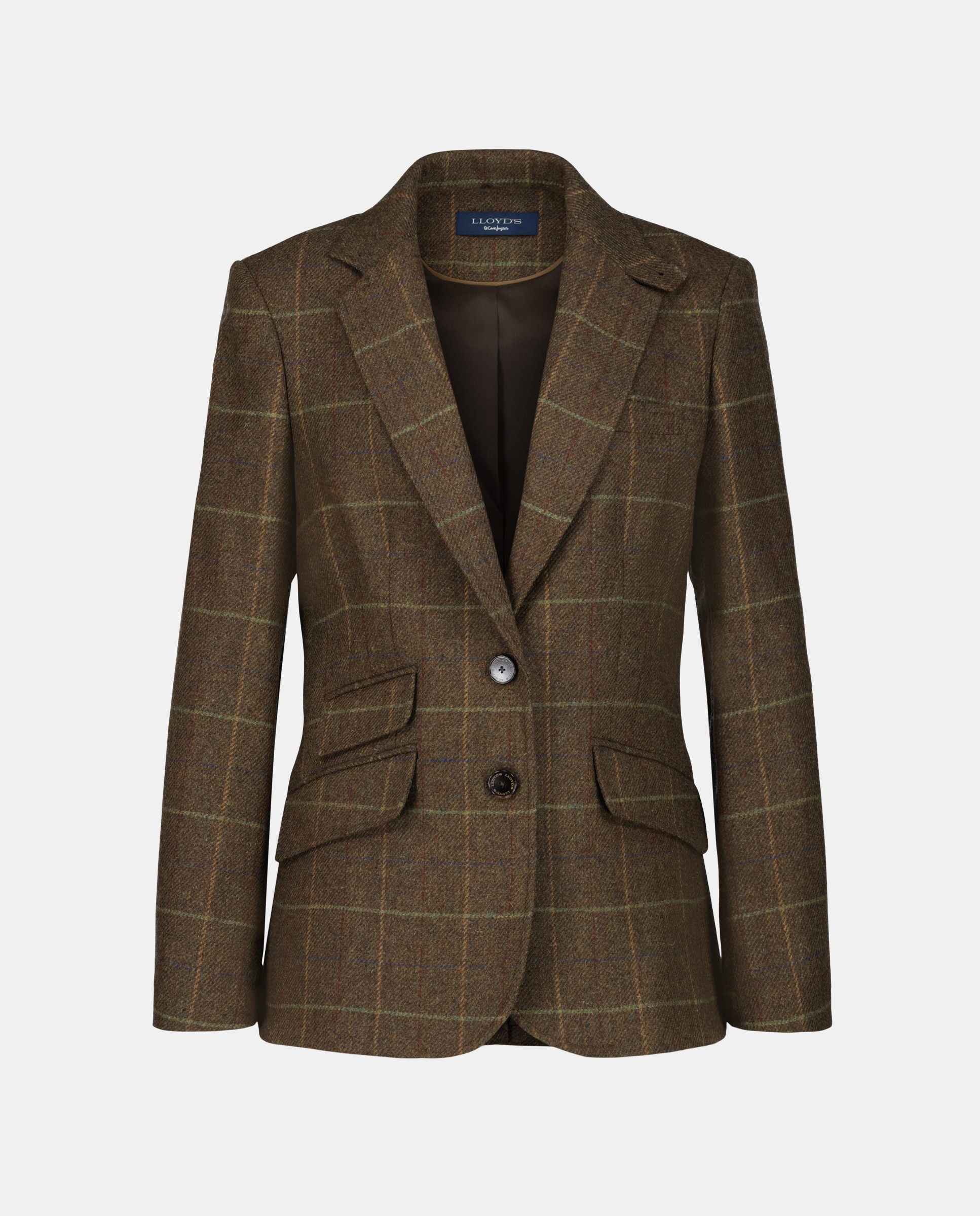 Blazer aos Quadrados com Cotoveleiras 520 Caqui-4