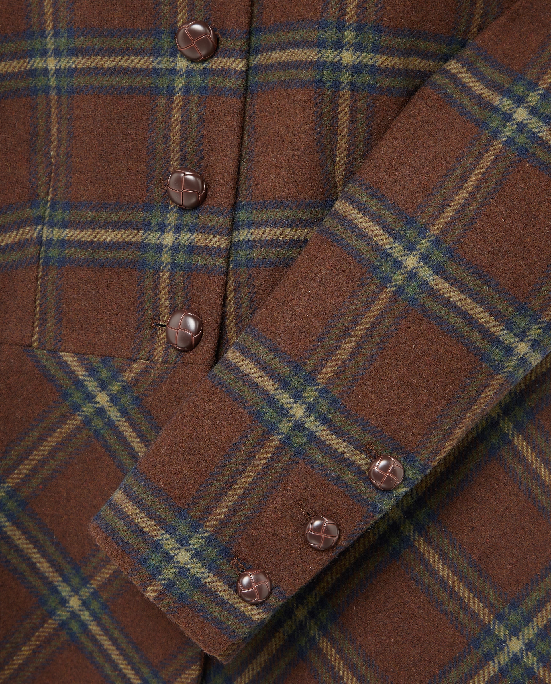 Casaco de Peplum Castanho-5
